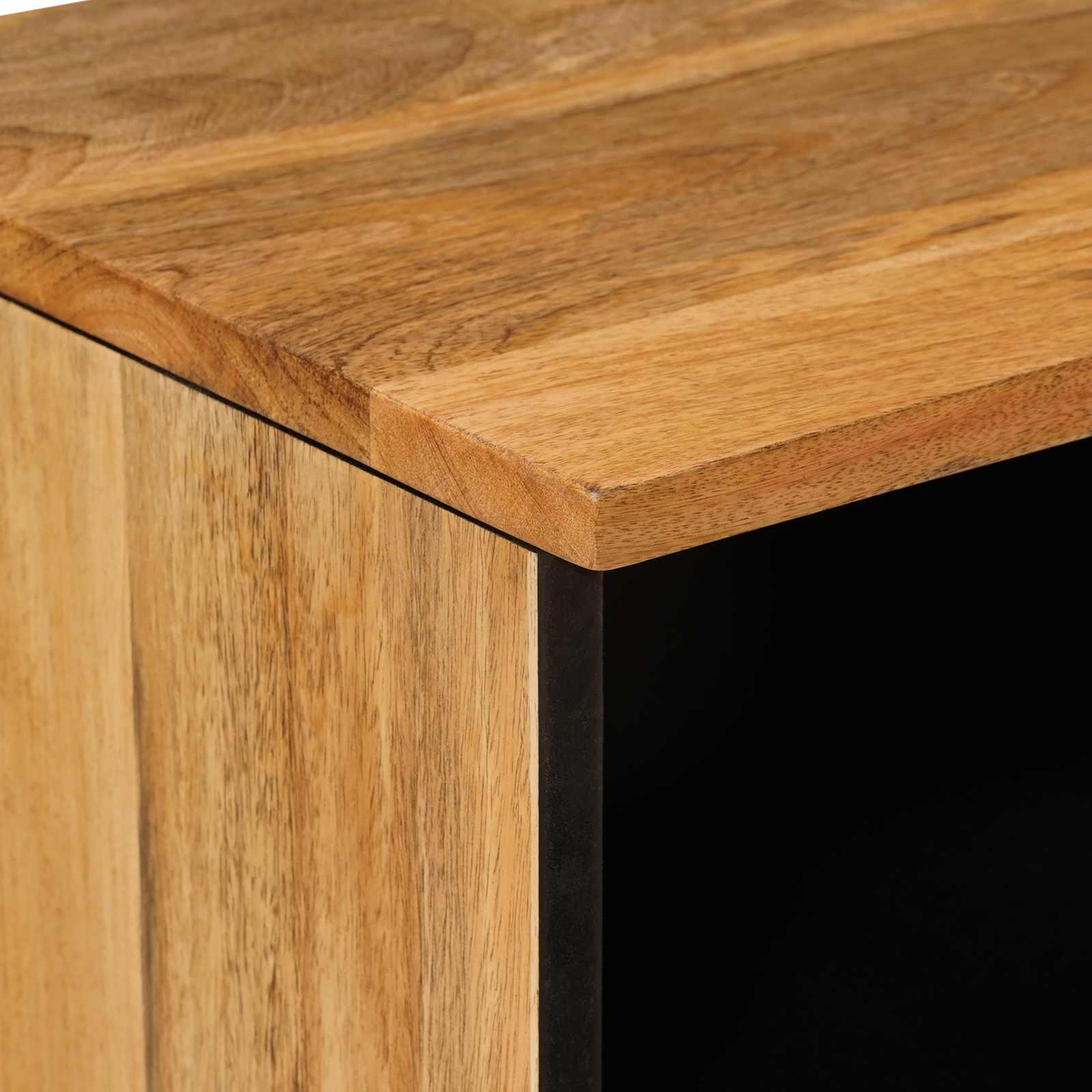 Meuble TV Naturel 70 x 33 x 46 cm Bois de mangue massif - XIOS