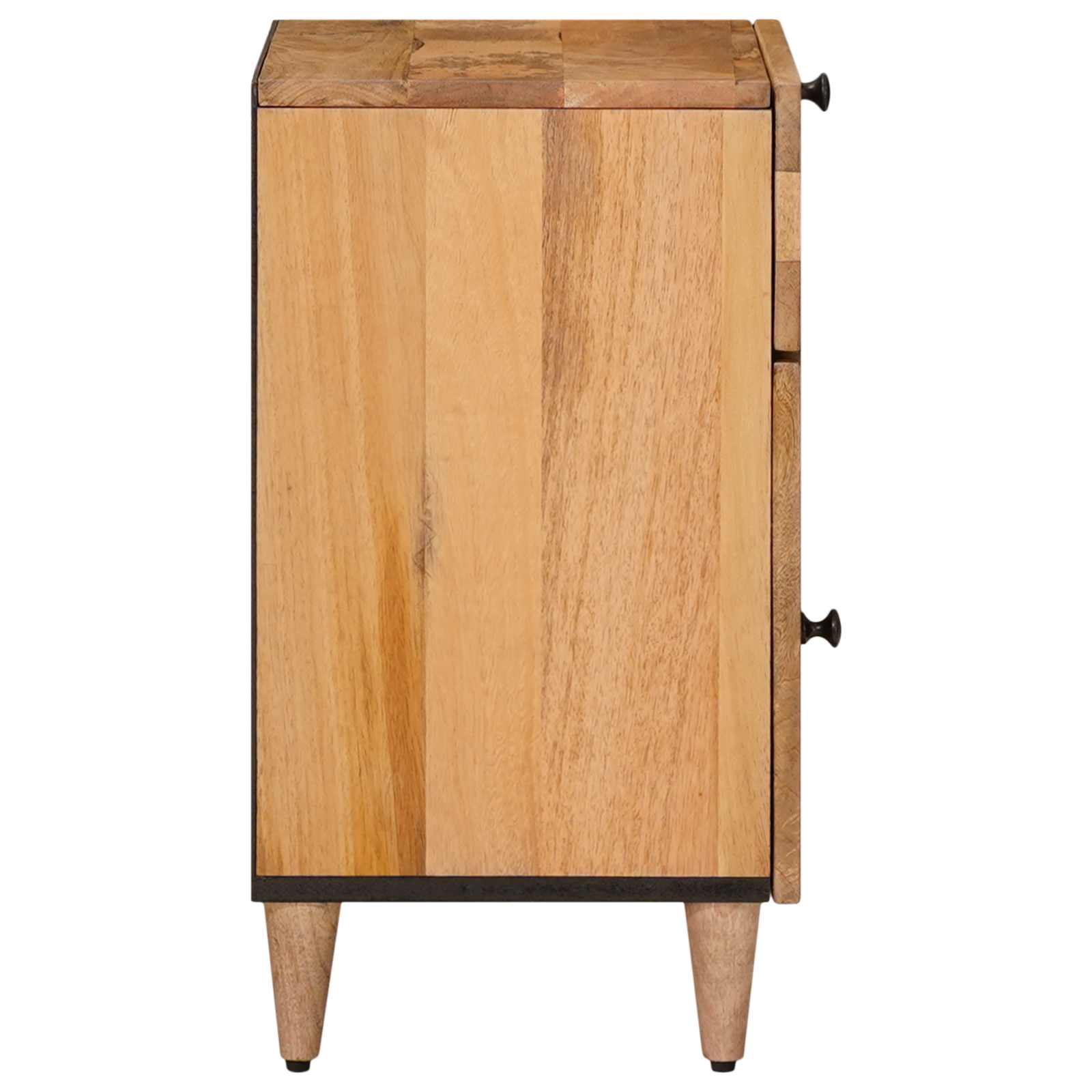 Cabinet de chevet Naturel 50 x 33 x 60 cm Bois de mangue massif - XIOS