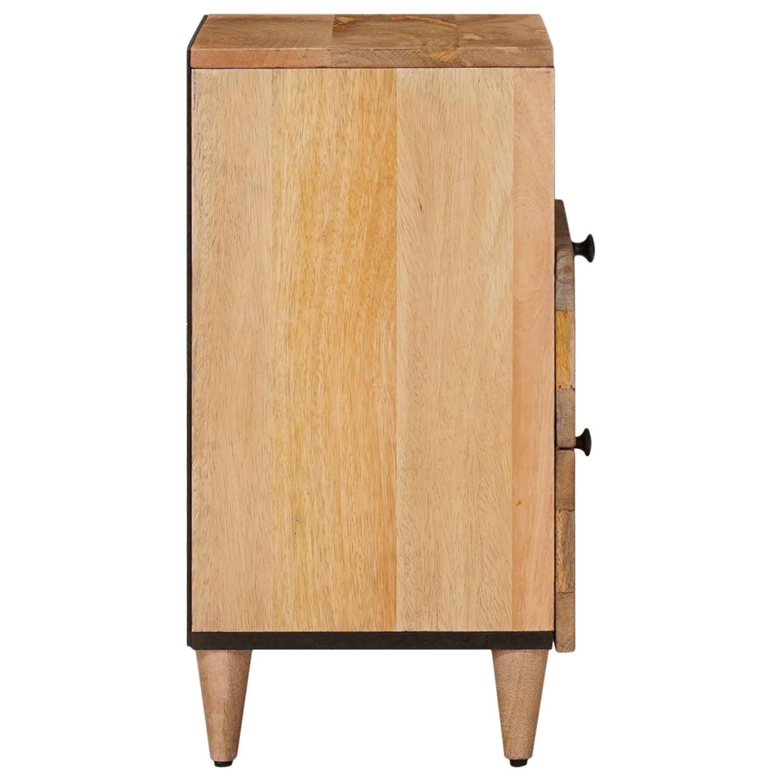 Cabinet de chevet Naturel 50 x 33 x 62 cm Bois de mangue massif - XIOS