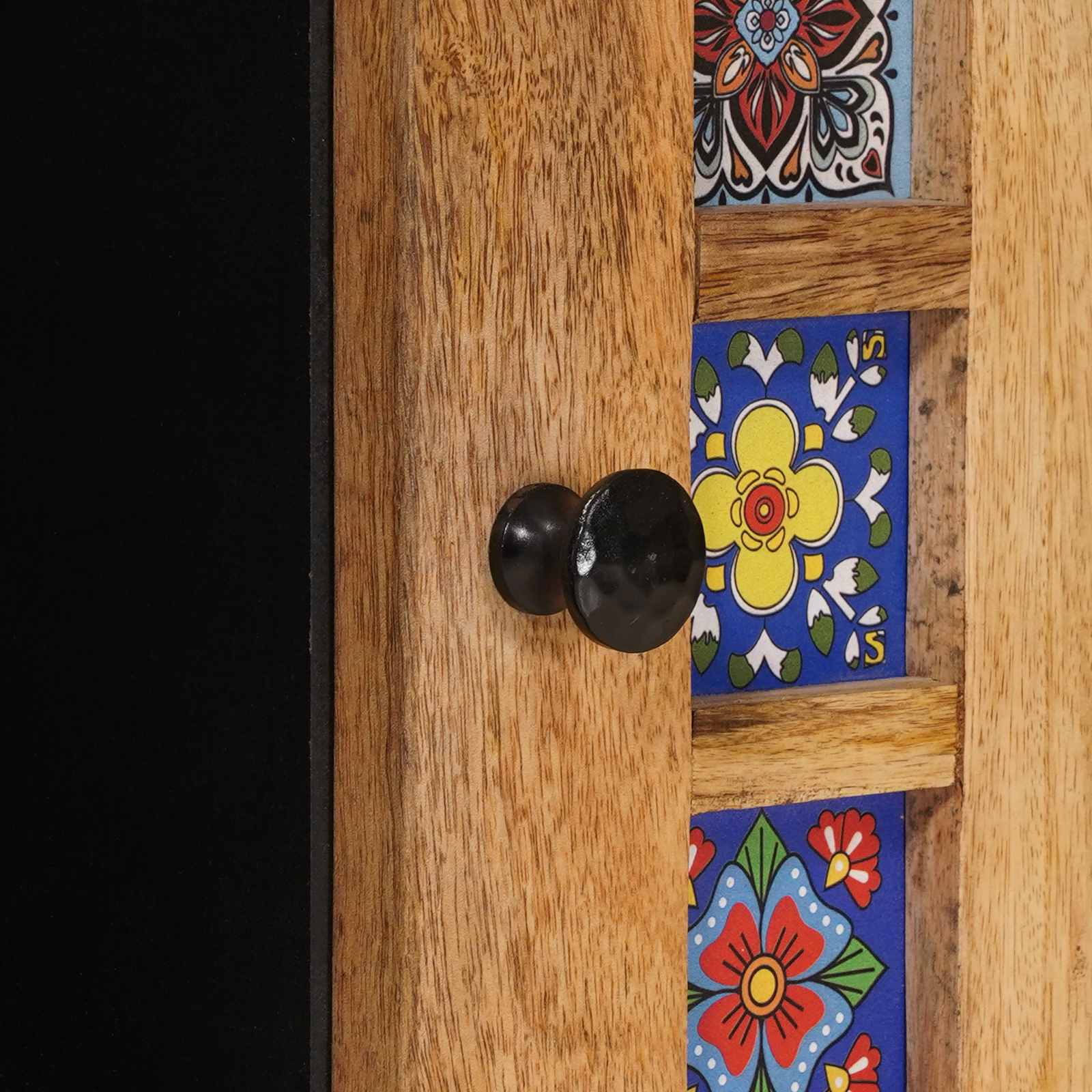 Table basse Naturel 100 x 54 x 40 cm Bois de mangue massif - XIOS