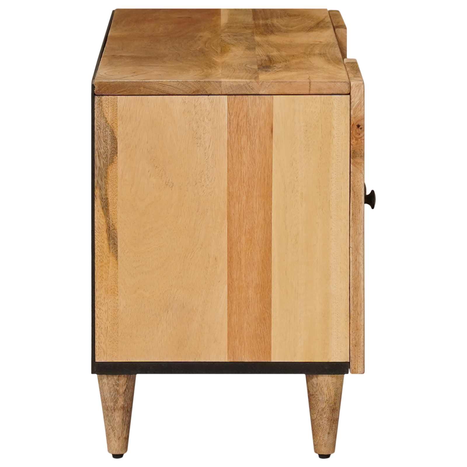Meuble TV Naturel 105 x 33,5 x 46 cm Bois de mangue massif - XIOS