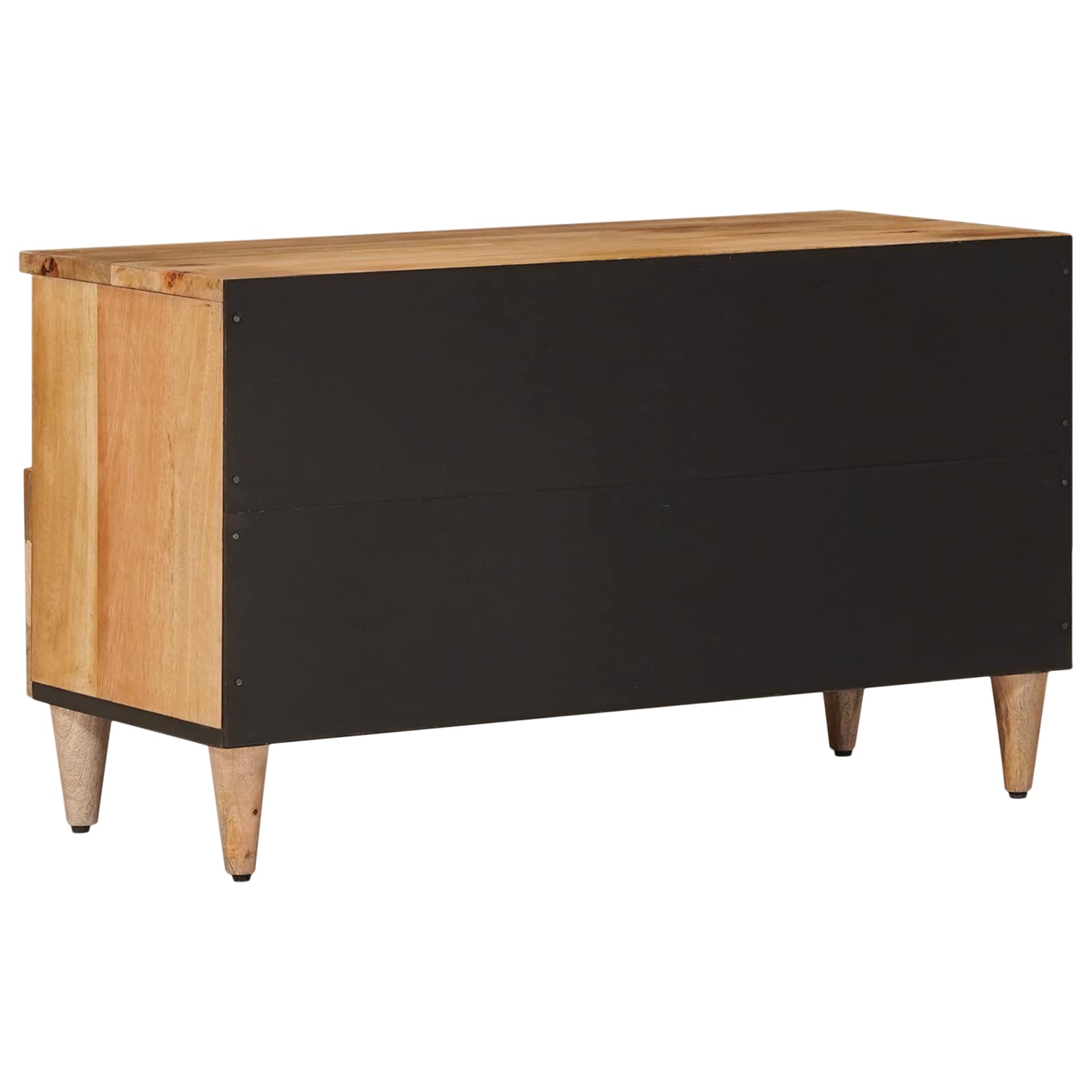 Meuble TV Naturel 80 x 33 x 46 cm Bois de mangue massif - XIOS