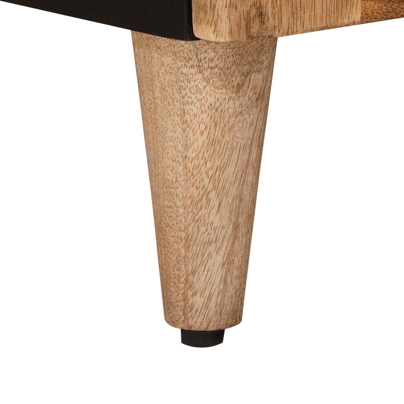 Meuble sous Lavabo de Salle de Bain Naturel 62 x 33 x 58 cm