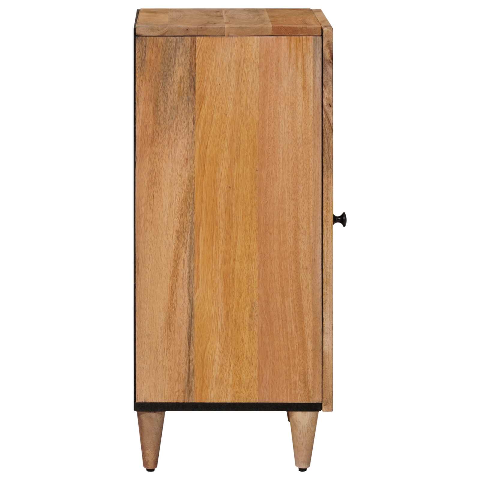 Buffet avec porte Naturel 40 x 33 x 75 cm Bois de mangue massif - XIOS