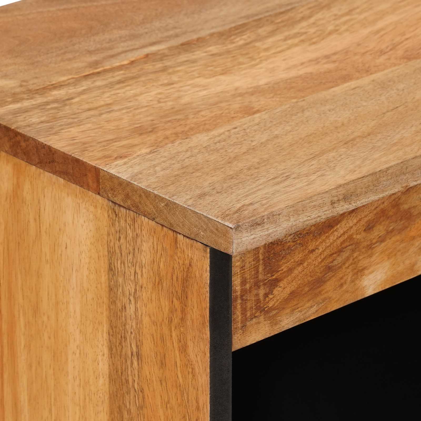 Buffet Naturel 60 x 33,5 x 75 cm Bois de mangue massif - XIOS
