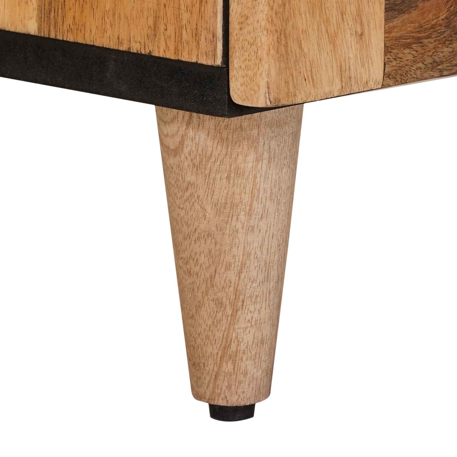 Buffet Naturel 60 x 33,5 x 75 cm Bois de mangue massif - XIOS