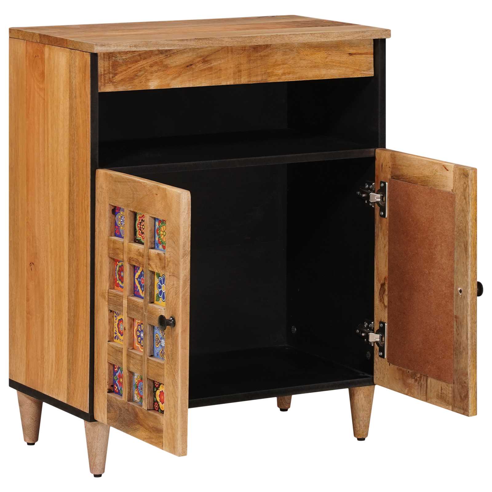 Buffet Naturel 60 x 33,5 x 75 cm Bois de mangue massif - XIOS