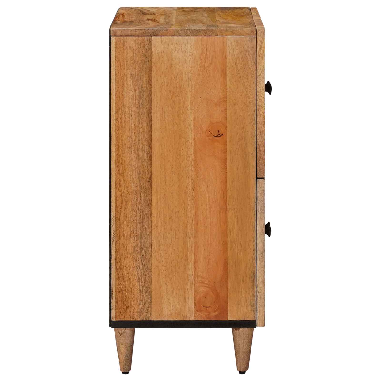 Buffet avec porte Naturel 60 x 33 x 75 cm Bois de mangue massif - XIOS