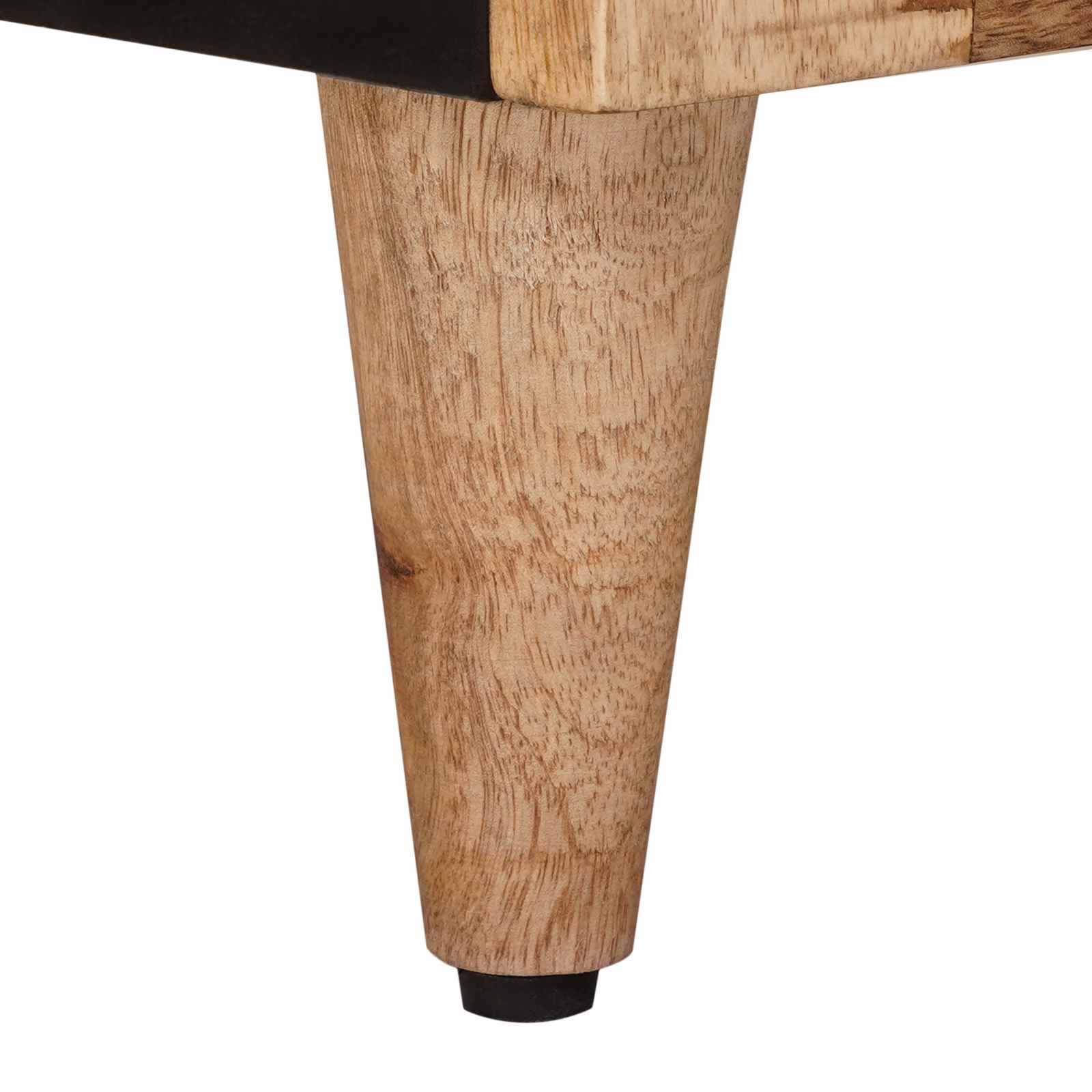 Buffet Naturel 80 x 33,5 x 75 cm Bois de mangue massif - XIOS