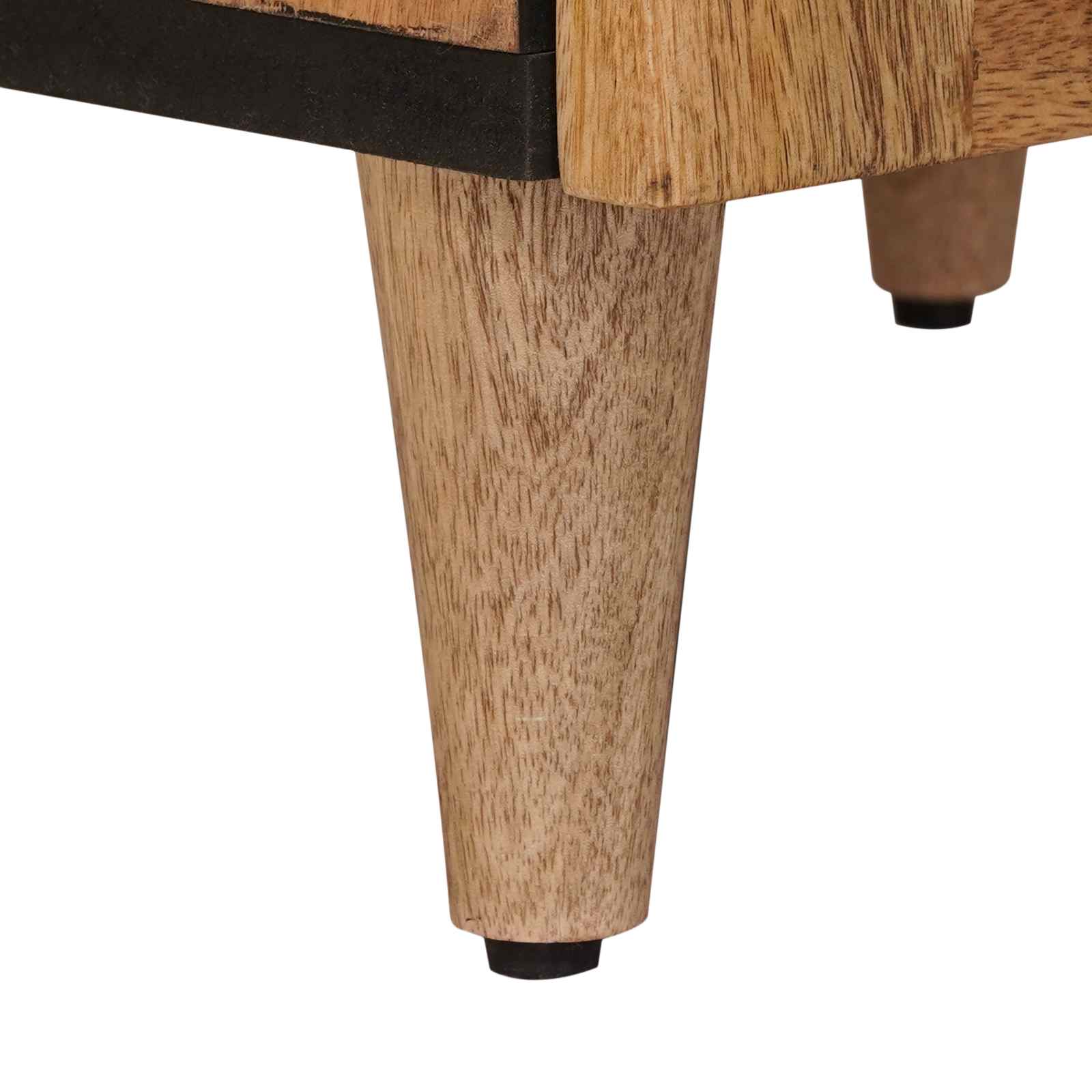 Haut Armoire Naturel 40 x 33 x 110 cm Bois de mangue massif - XIOS