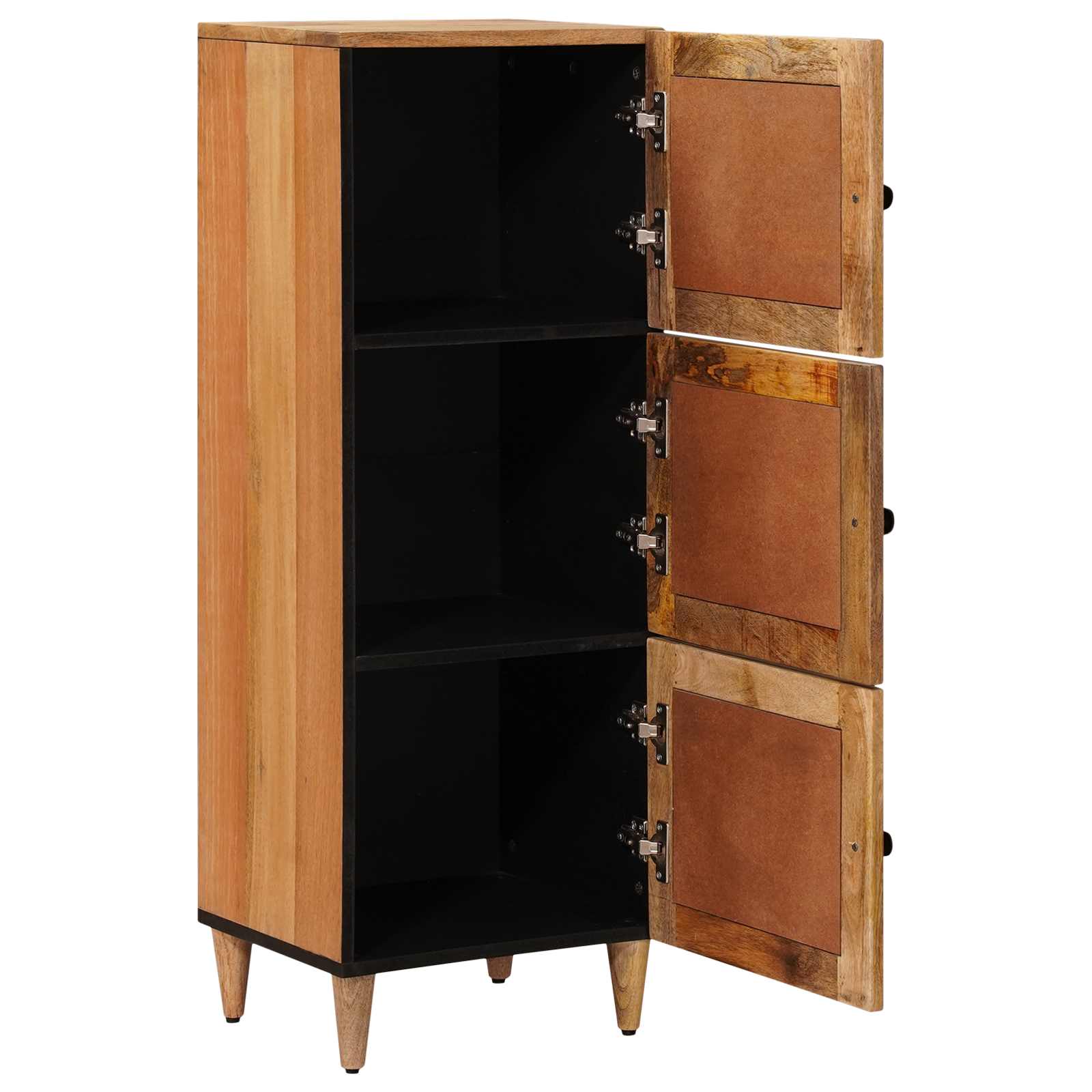 Haut Armoire Naturel 40 x 33 x 110 cm Bois de mangue massif - XIOS