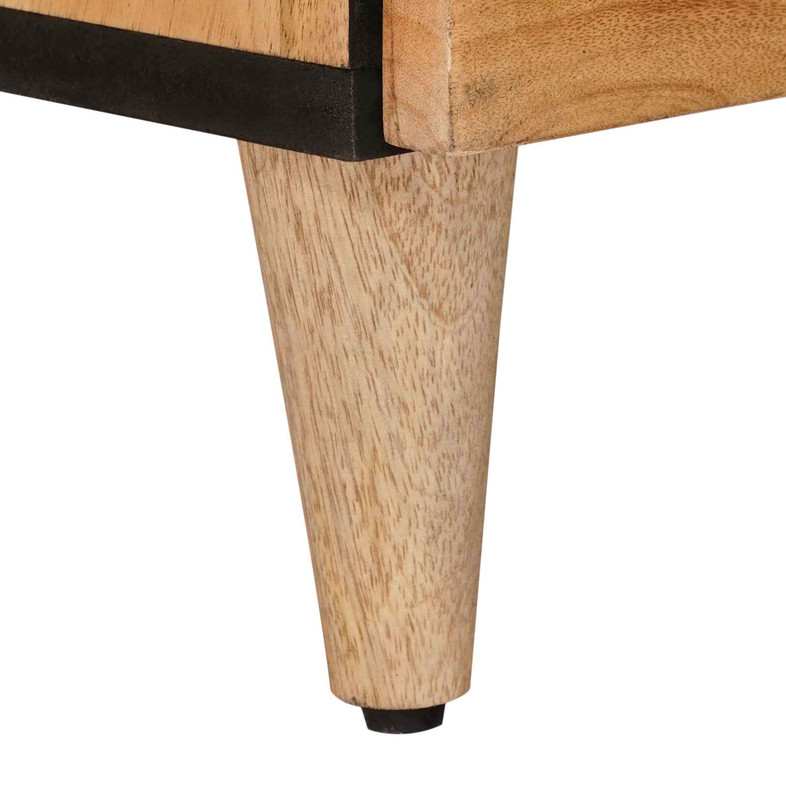 Haut Armoire Naturel 60 x 33,5 x 100 cm Bois de mangue massif - XIOS
