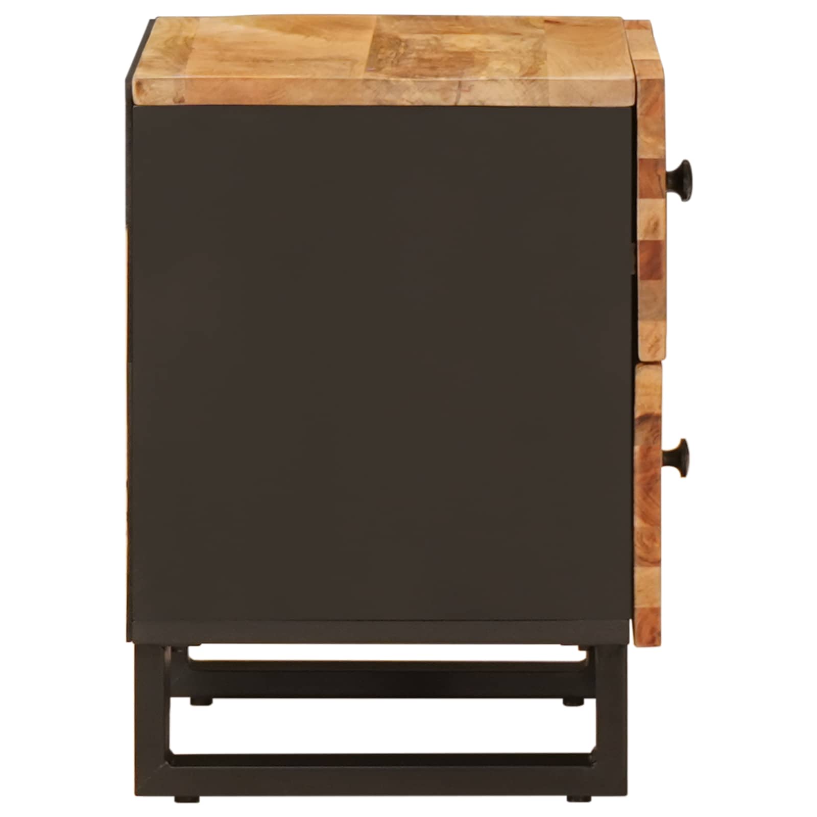 Cabinet de chevet avec tiroir 2 pcs Marron 40 x 33,5 x 46 cm - XIOS