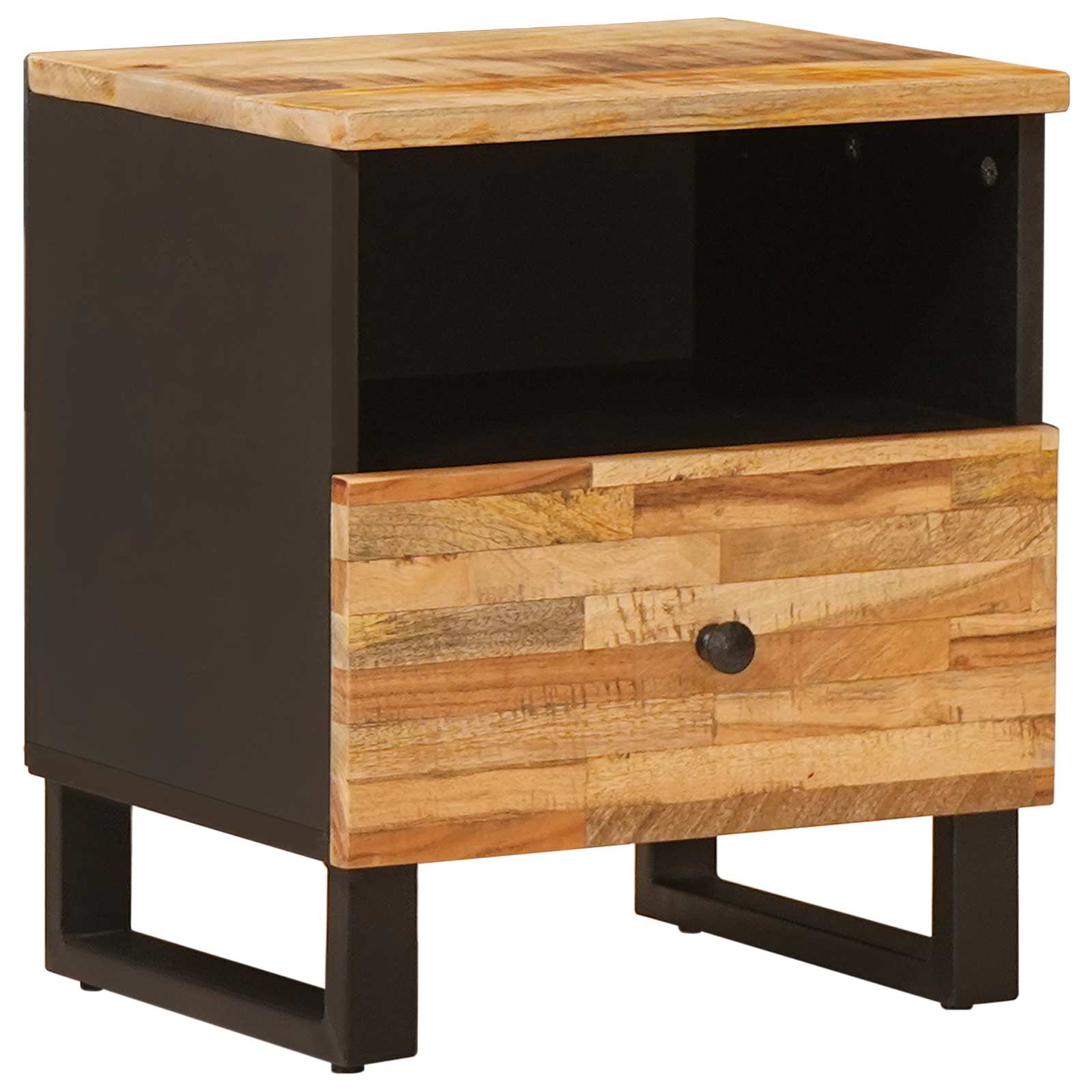 Armoire de lit avec tiroir 2 pcs Marron 40 x 33 x 46 cm - XIOS