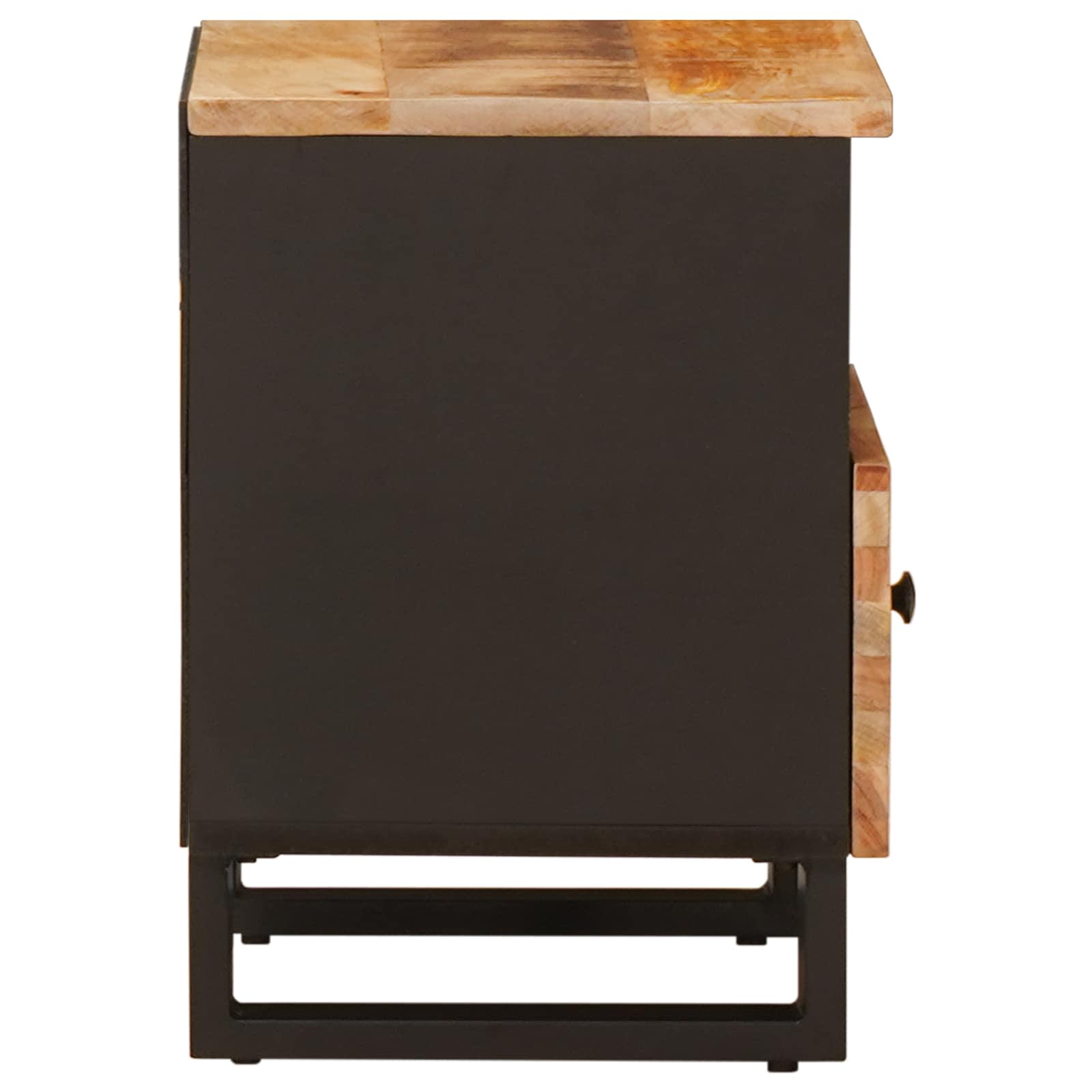 Armoire de lit avec tiroir 2 pcs Marron 40 x 33 x 46 cm - XIOS