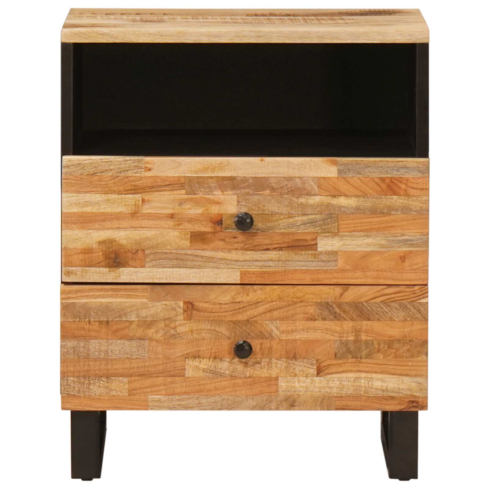 Armoire de lit Marron 58 x 36,5 x 21 cm Bois de mangue massif - XIOS