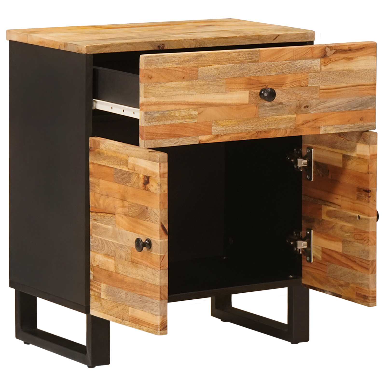 Armoire de lit Marron 50 x 33 x 60 cm Bois de mangue massif - XIOS