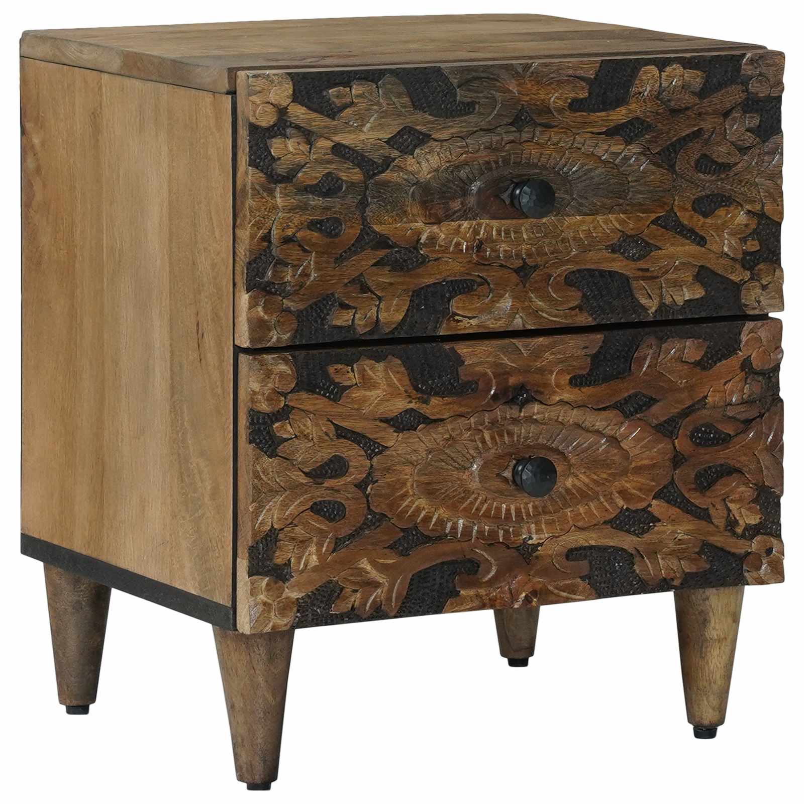 Cabinet de chevet avec tiroir Marron 40 x 33,5 x 46 cm - XIOS