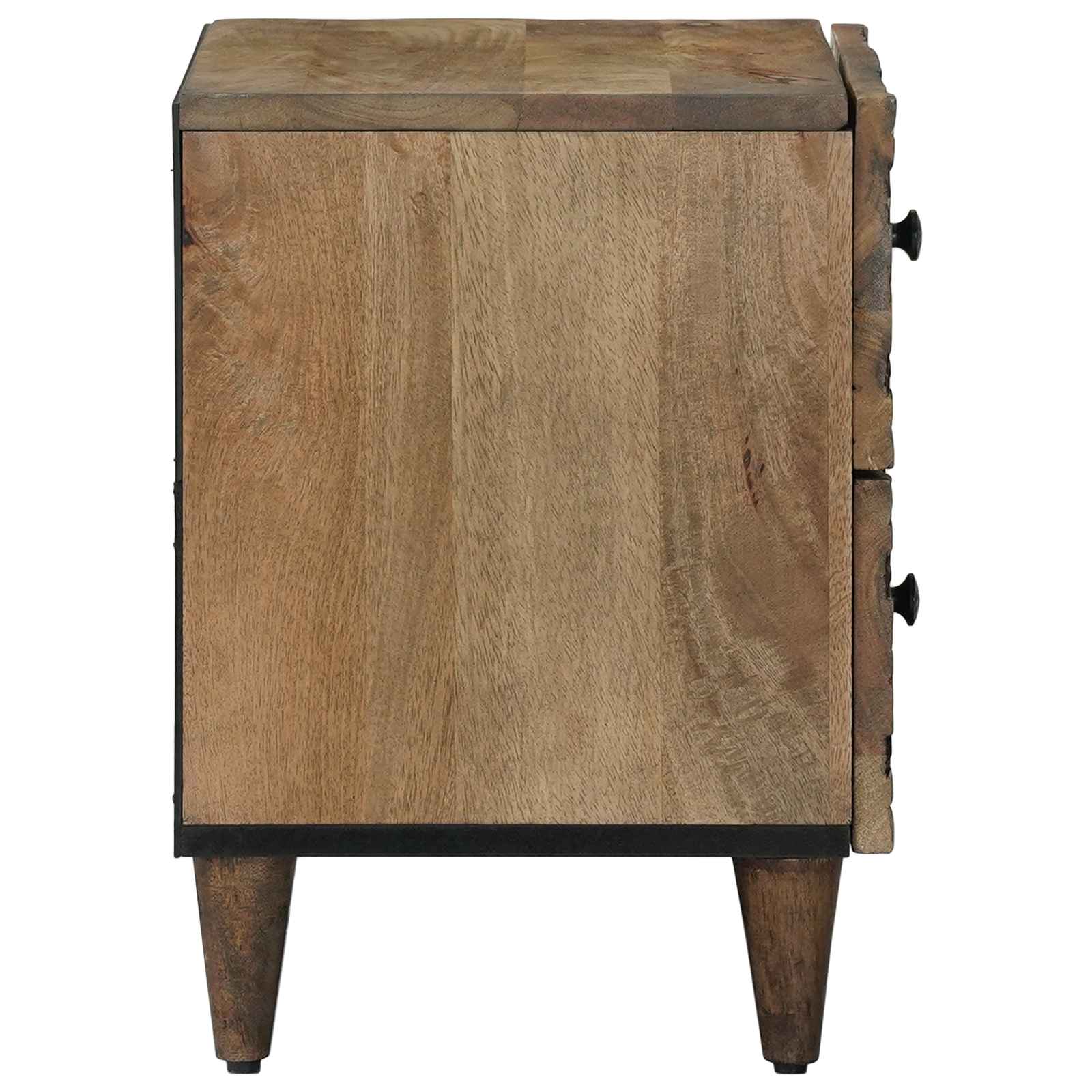 Cabinet de chevet avec tiroir Marron 40 x 33,5 x 46 cm - XIOS