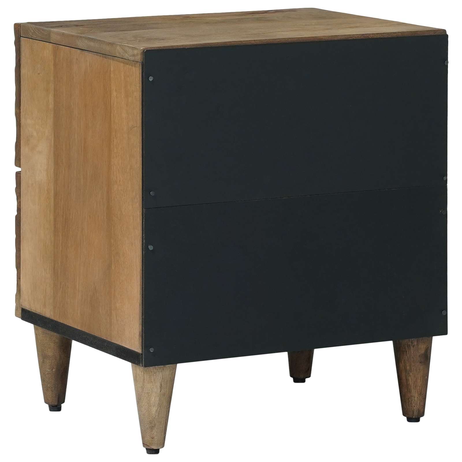 Cabinet de chevet avec tiroir 2 pcs Marron 40 x 33,5 x 46 cm - XIOS