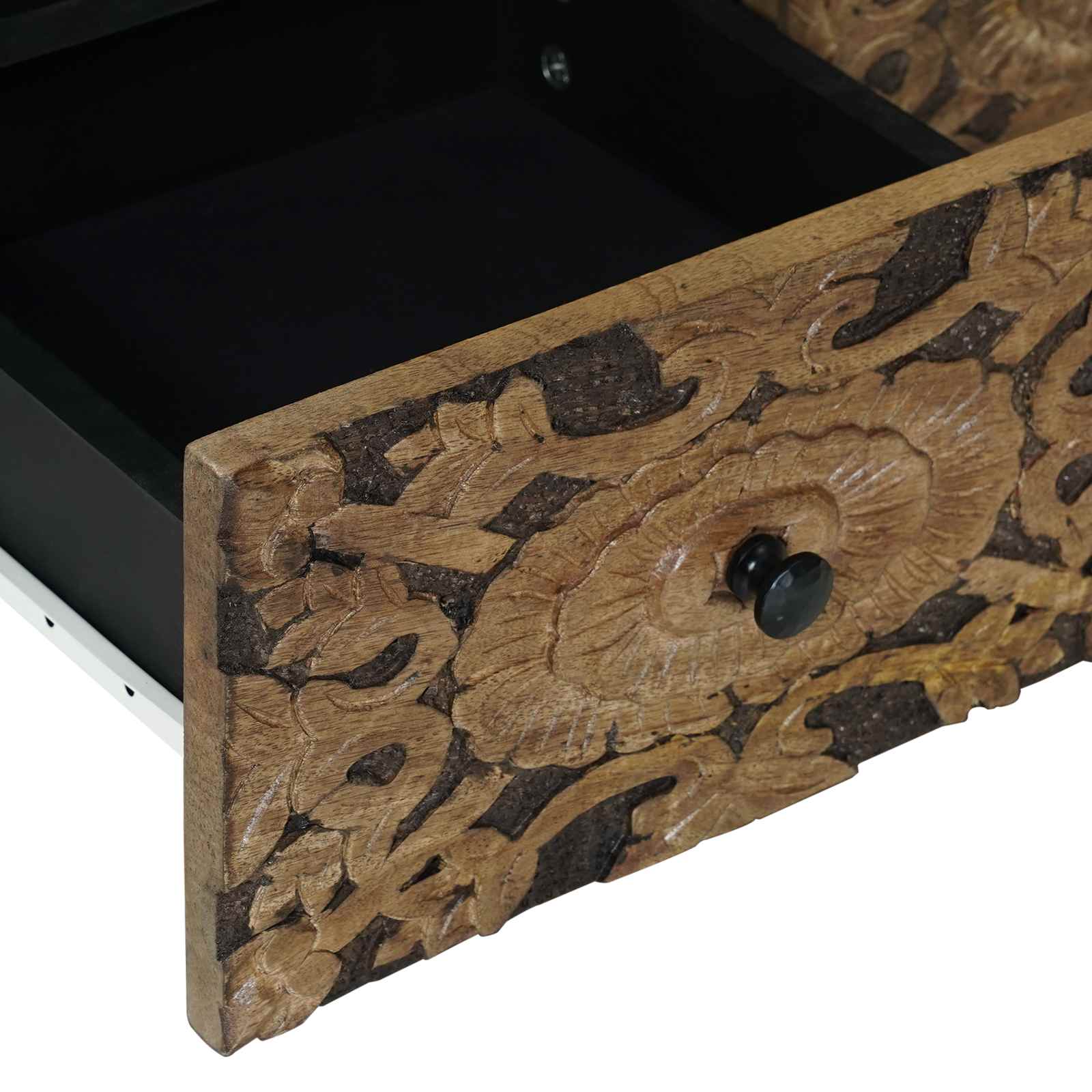 Meuble TV Marron 70 x 33,5 x 46 cm Bois de mangue massif - XIOS