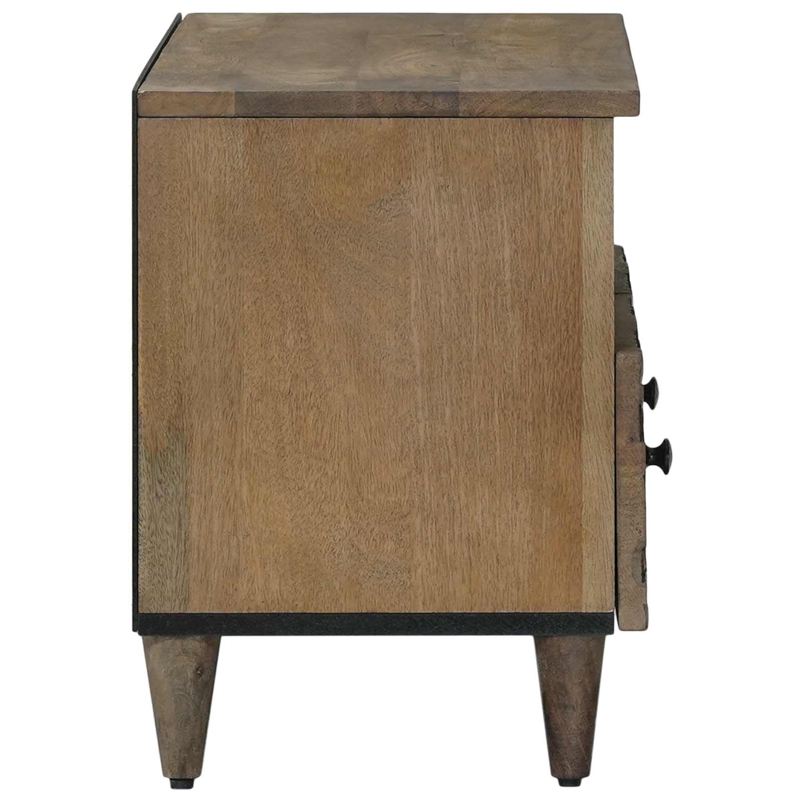 Meuble TV Marron 70 x 33,5 x 46 cm Bois de mangue massif - XIOS