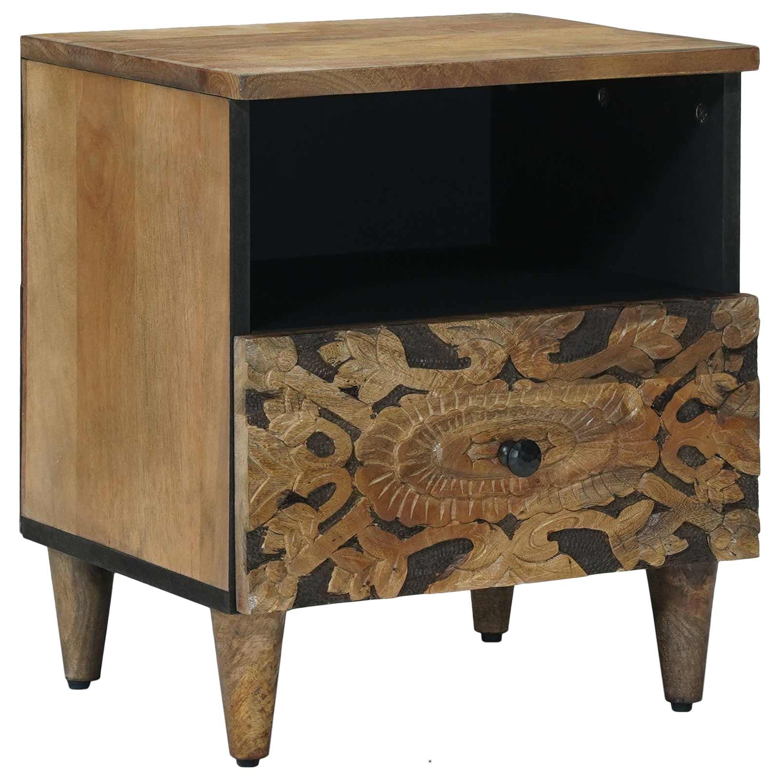 Armoire de lit Marron 40 x 33 x 46 cm Bois de mangue massif - XIOS