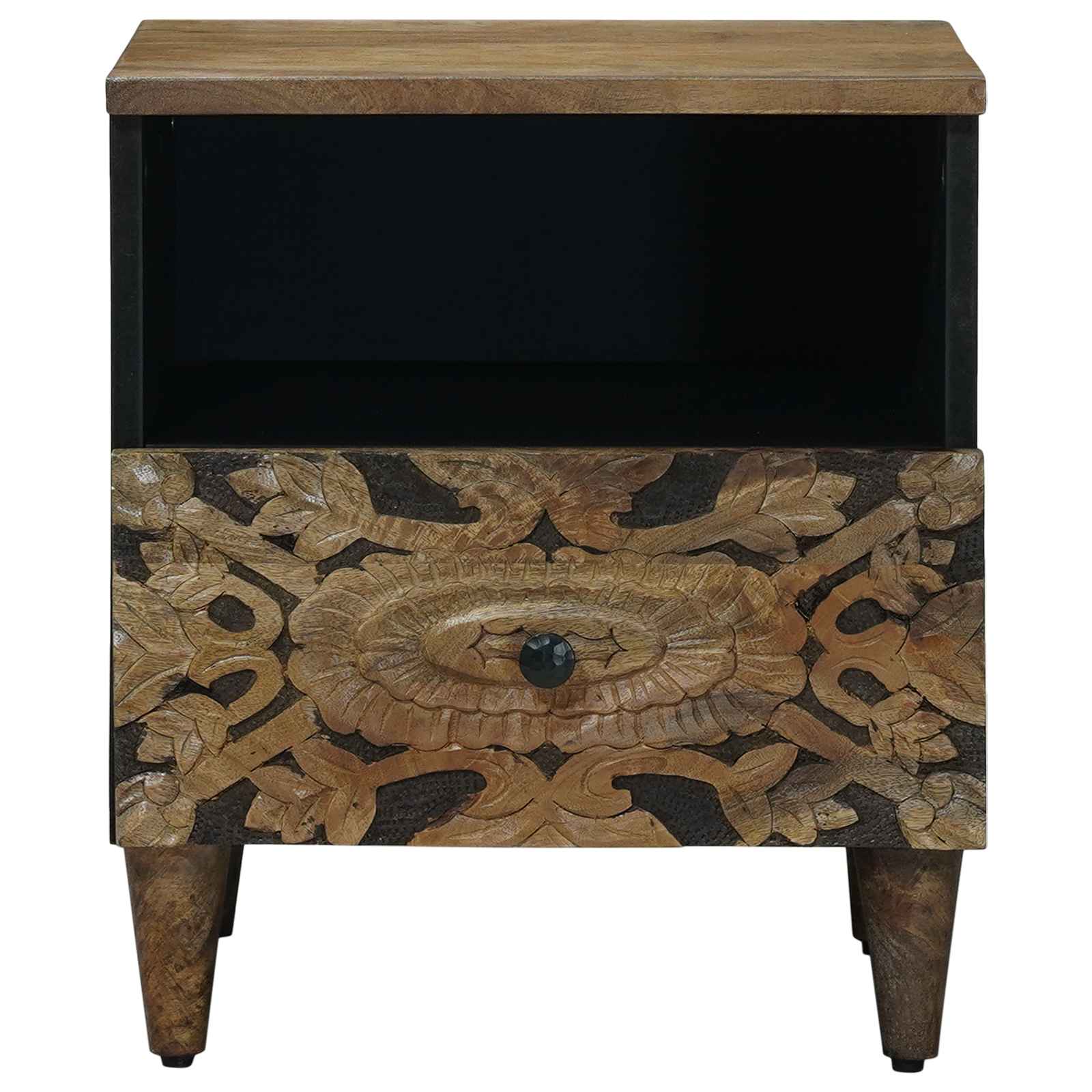 Armoire de lit Marron 40 x 33 x 46 cm Bois de mangue massif - XIOS
