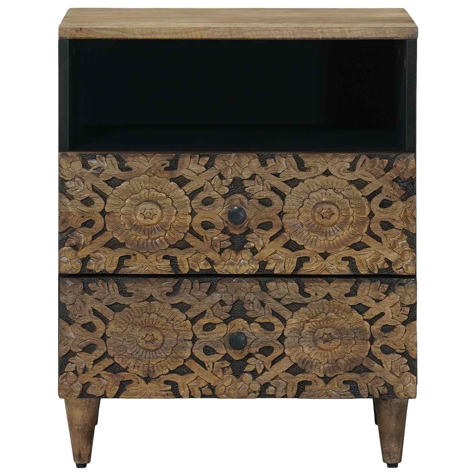 Armoire de lit Marron 50 x 33 x 60 cm Bois de mangue massif - XIOS