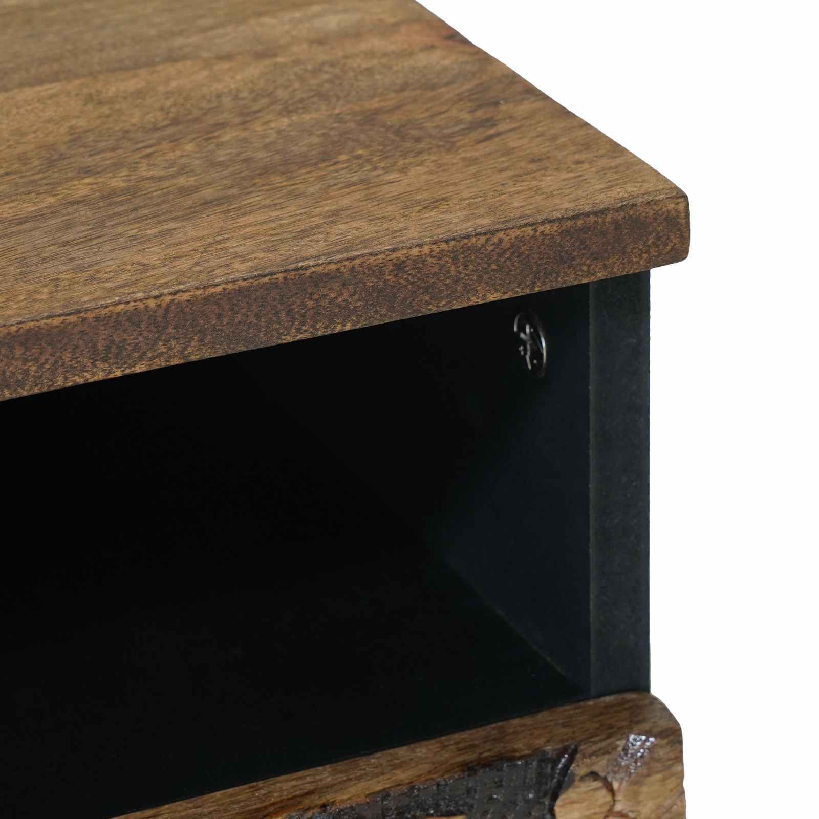 Table basse Marron 80 x 54 x 40 cm Bois de mangue massif - XIOS