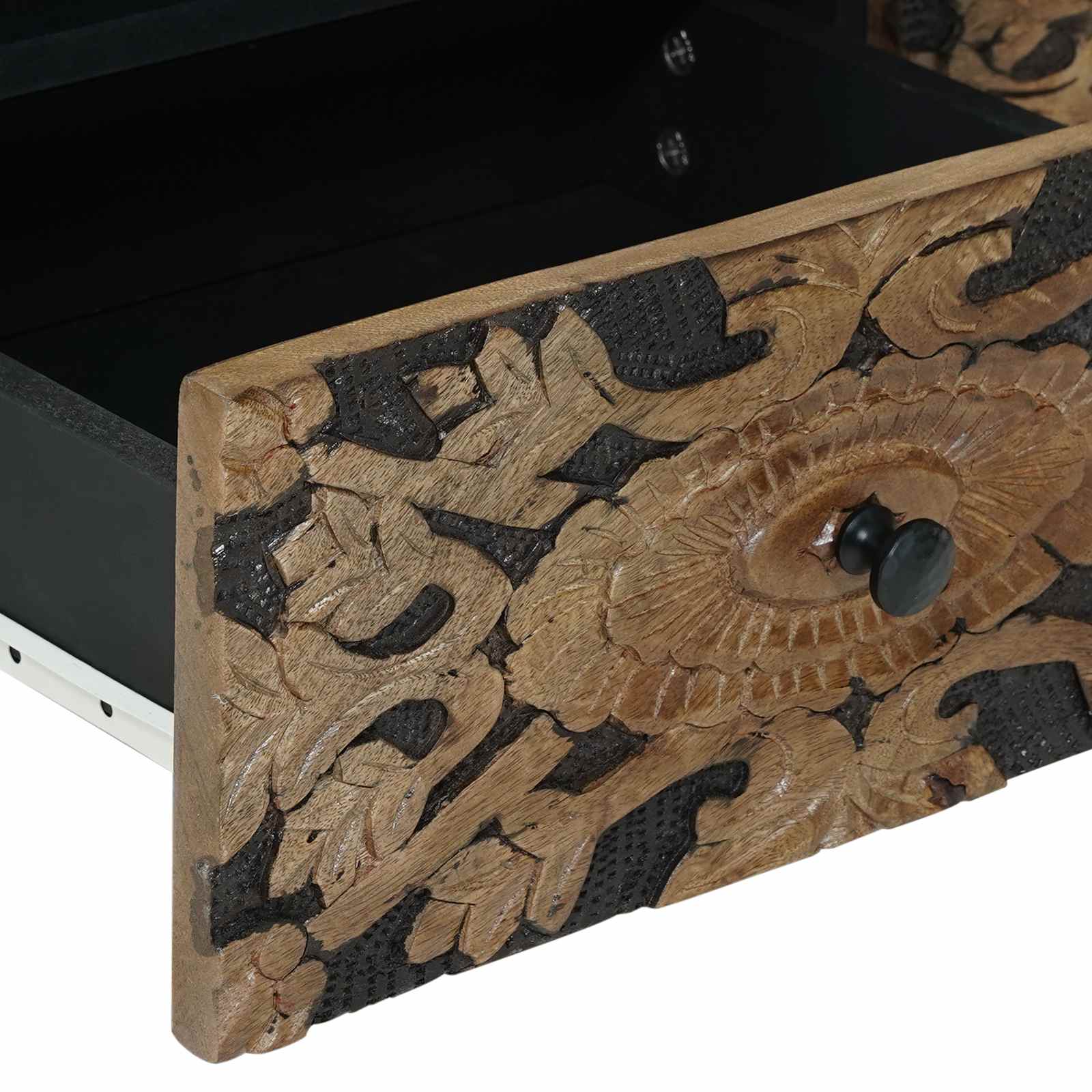 Table basse Marron 80 x 54 x 40 cm Bois de mangue massif - XIOS