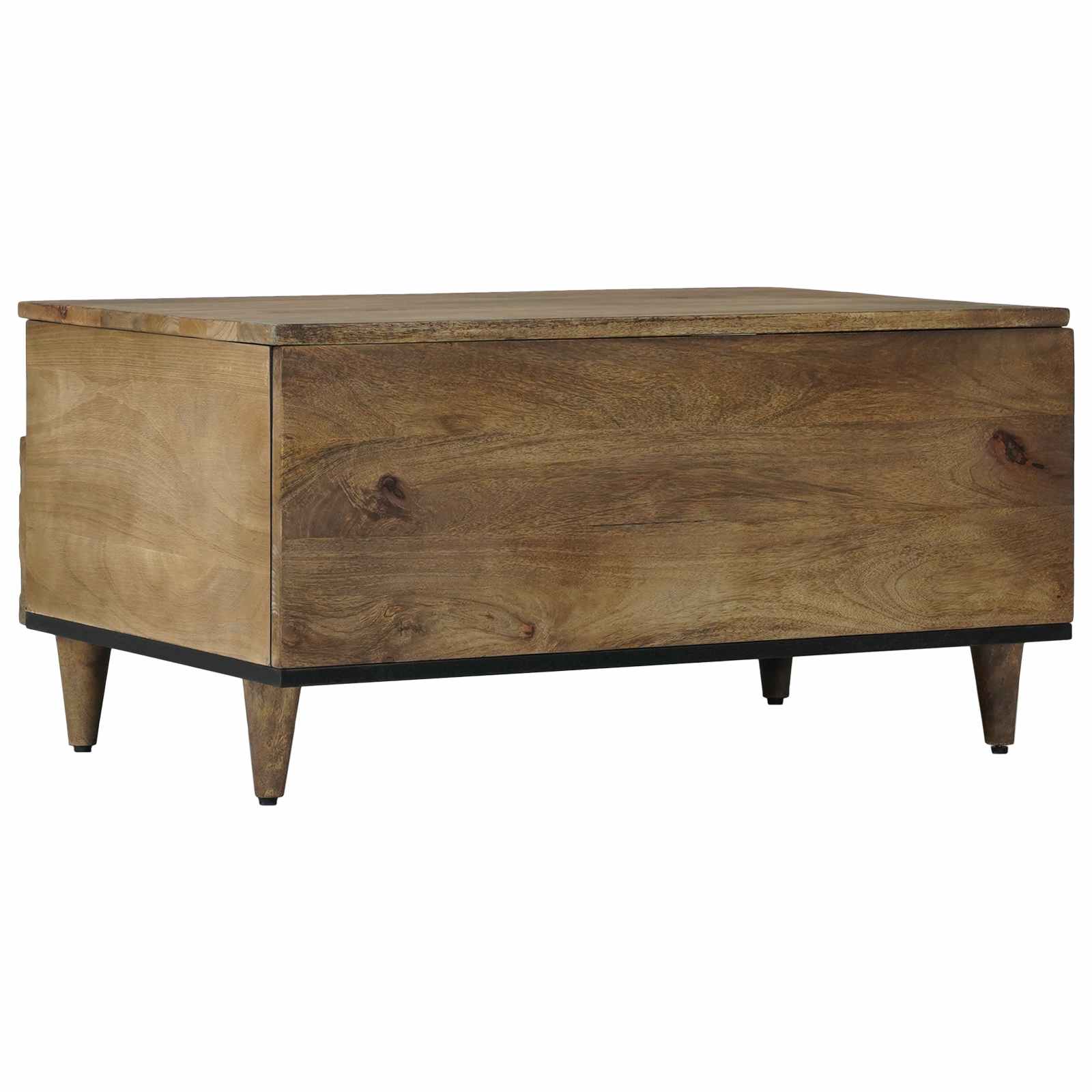 Table basse Marron 80 x 54 x 40 cm Bois de mangue massif - XIOS