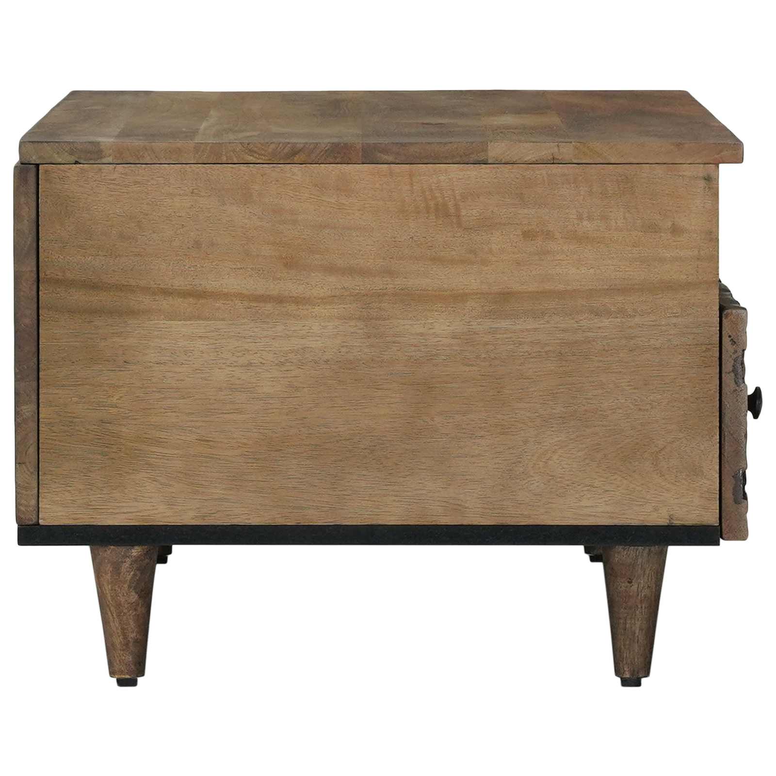 Table basse Marron 80 x 54 x 40 cm Bois de mangue massif - XIOS