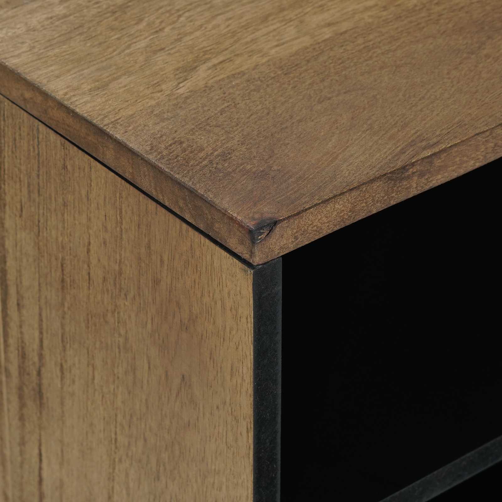Meuble TV Marron 80 x 31,5 x 46 cm Bois de mangue massif - XIOS