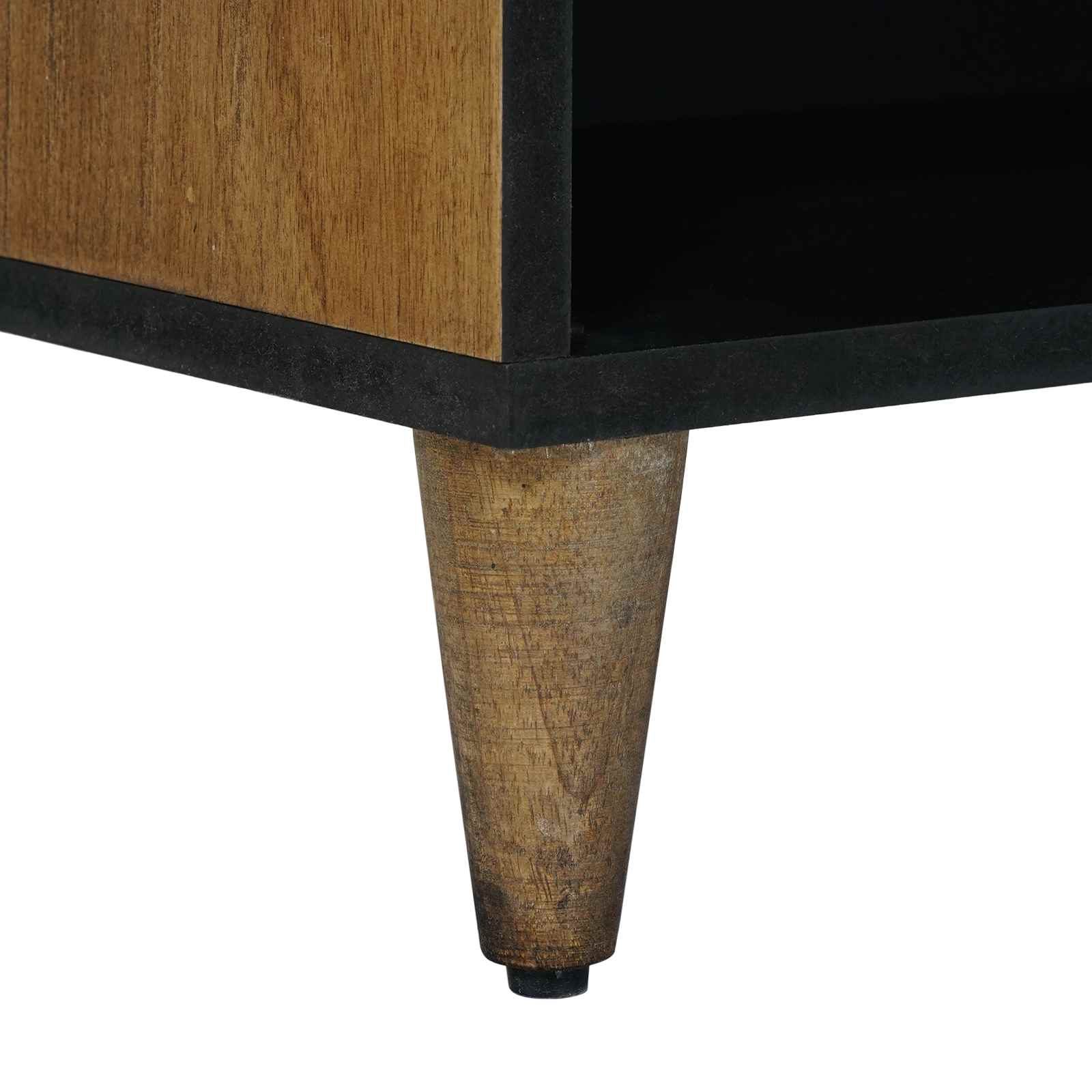 Meuble TV Marron 80 x 31,5 x 46 cm Bois de mangue massif - XIOS