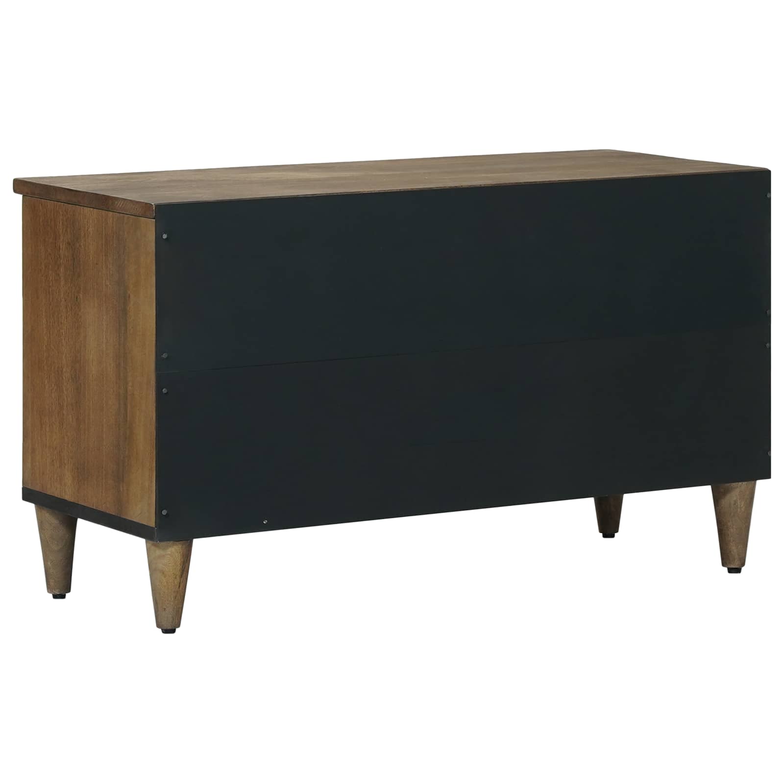Meuble TV Marron 80 x 33,5 x 46 cm Bois de mangue massif - XIOS