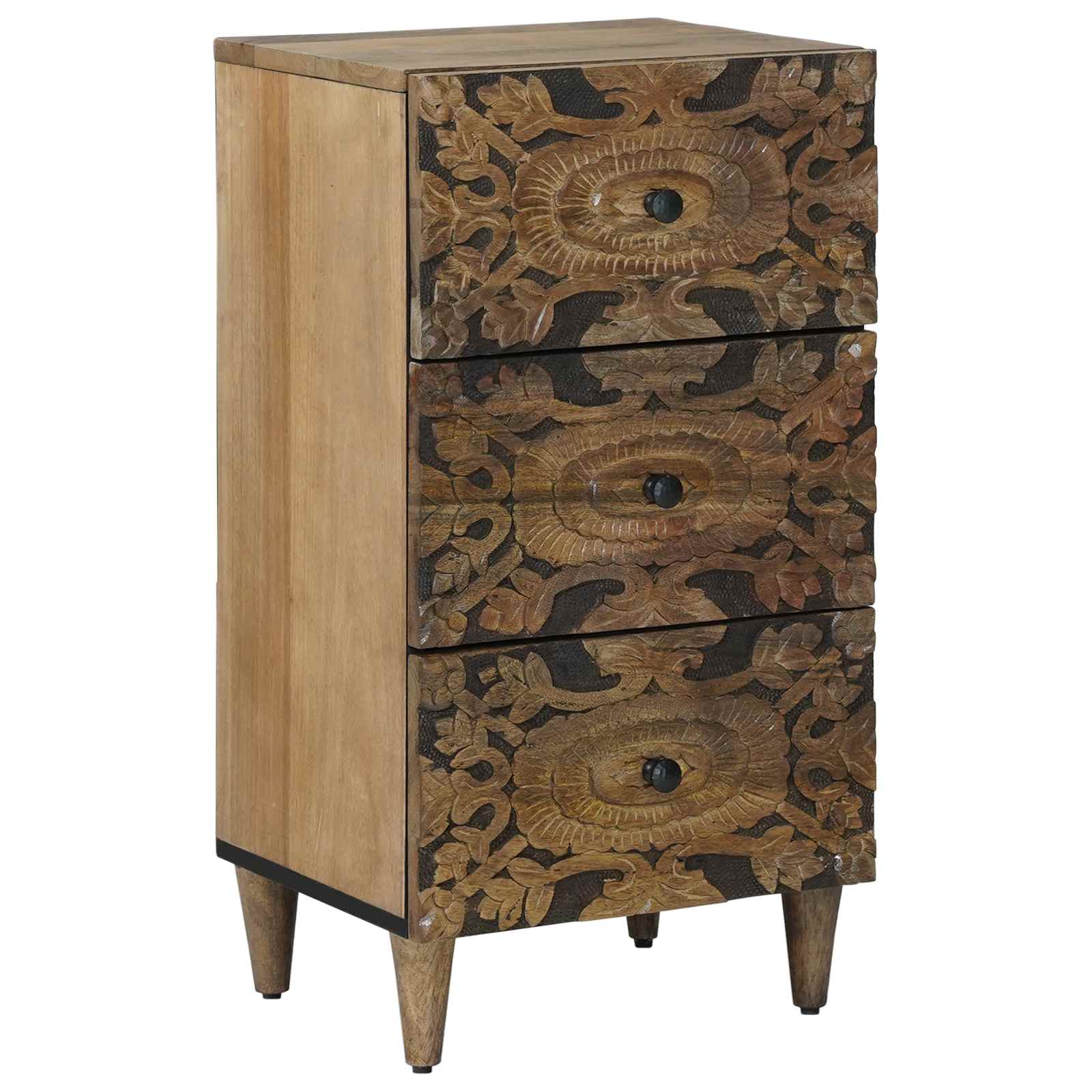 Buffet Marron 40 x 33,5 x 75 cm Bois de mangue massif - XIOS