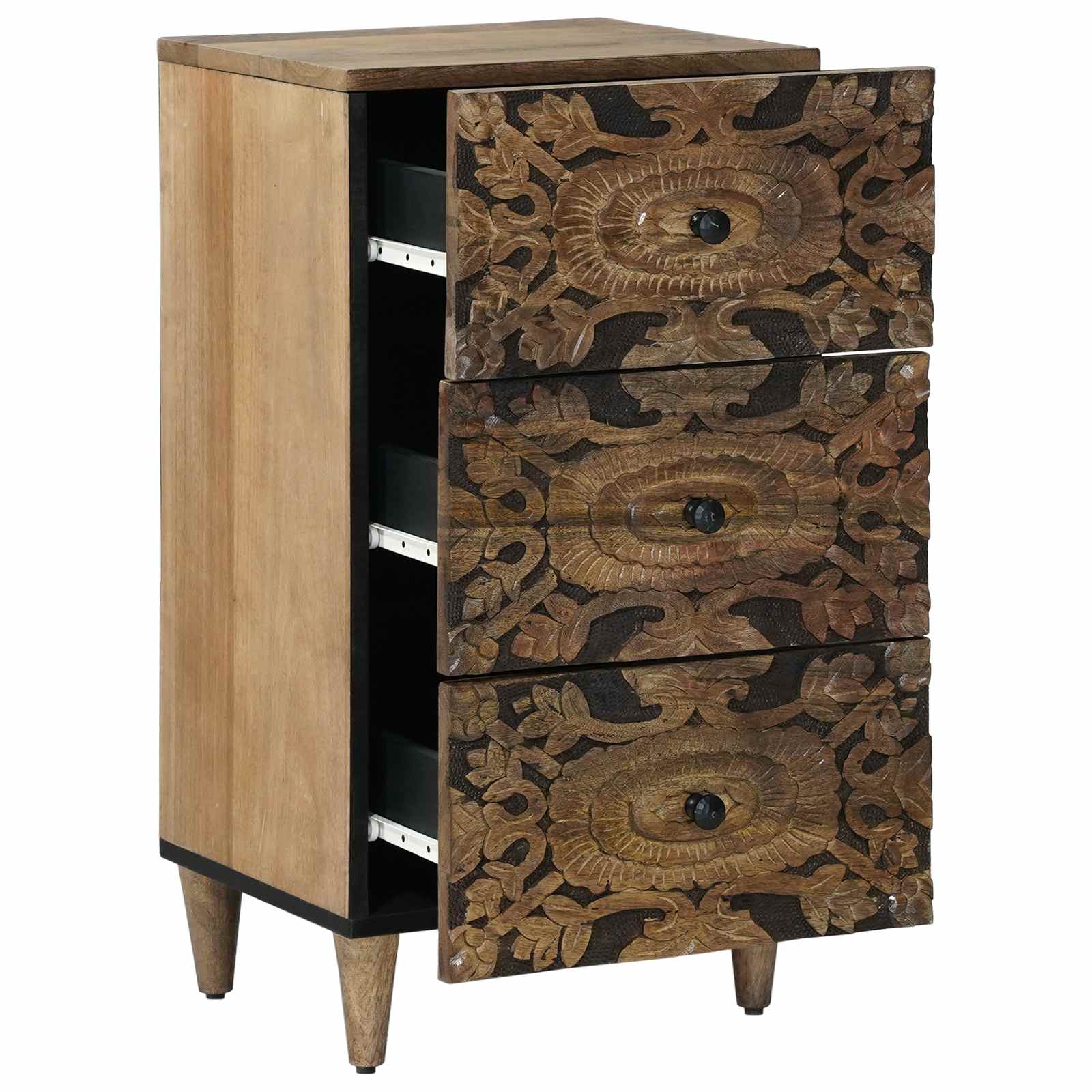 Buffet Marron 40 x 33,5 x 75 cm Bois de mangue massif - XIOS