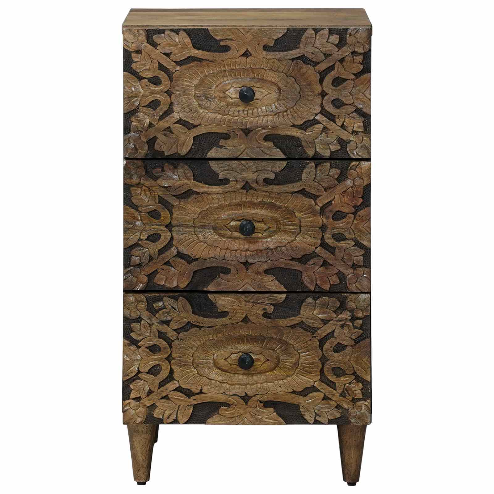 Buffet Marron 40 x 33,5 x 75 cm Bois de mangue massif - XIOS