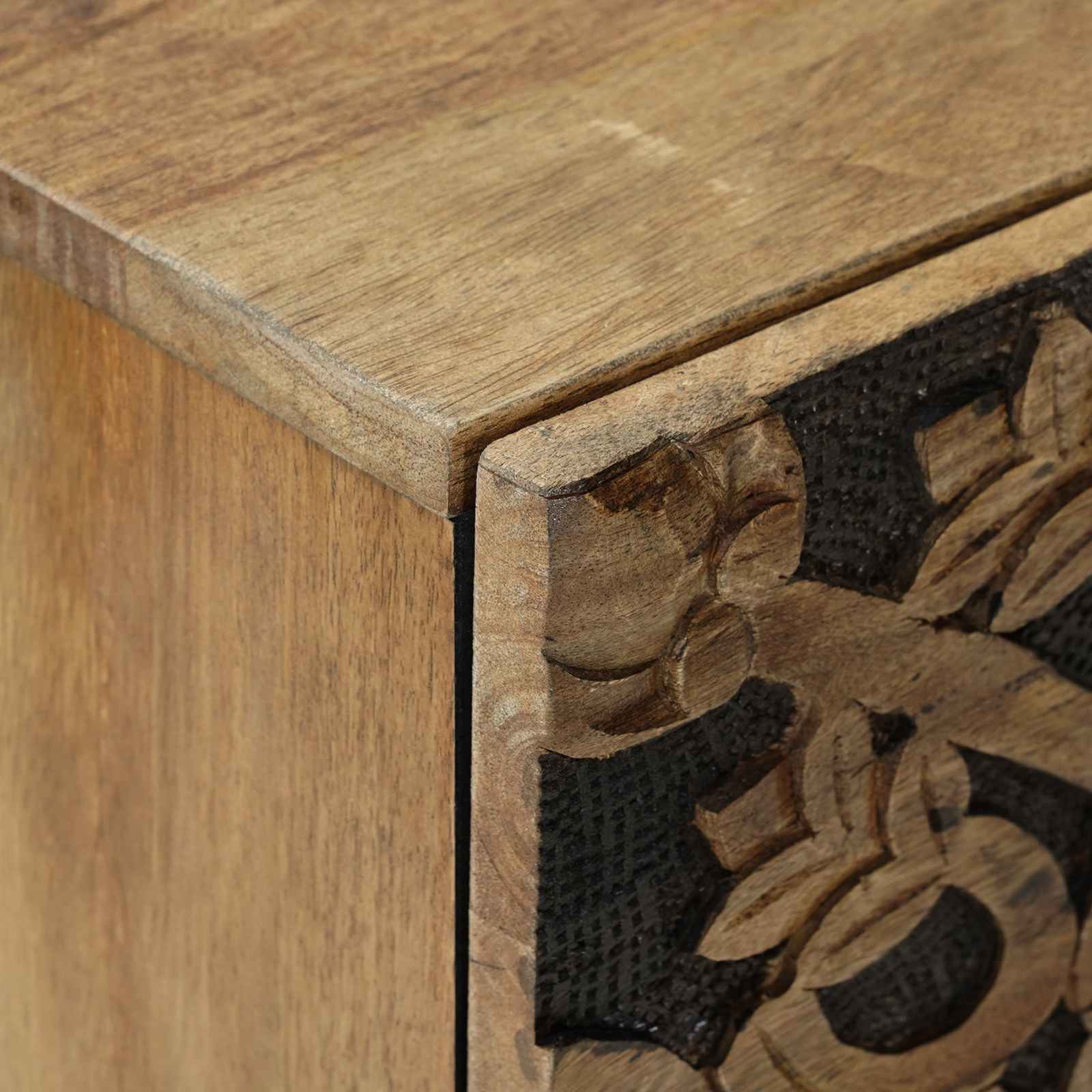 Buffet Marron 80 x 33,5 x 75 cm Bois de mangue massif - XIOS