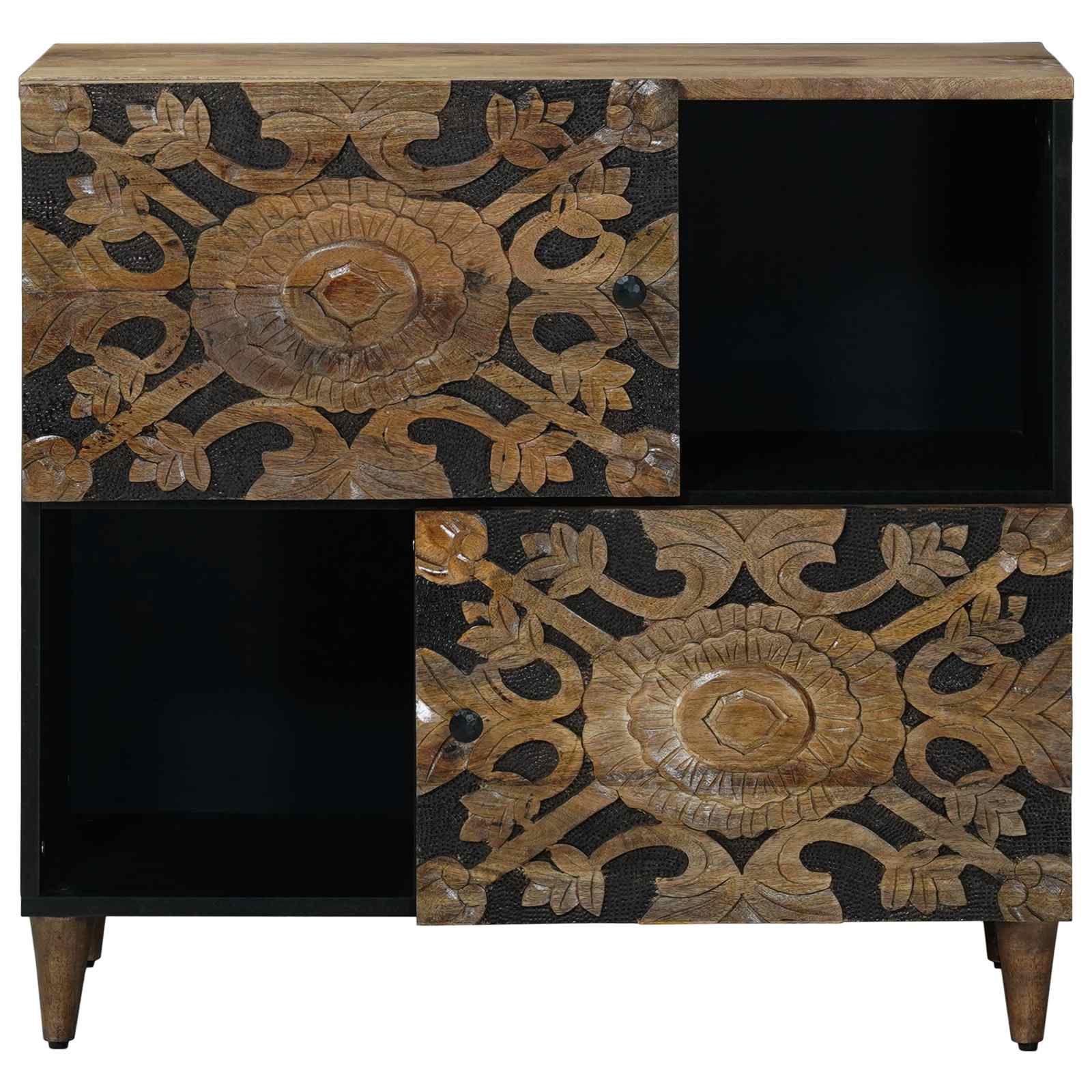 Buffet Marron 80 x 33,5 x 75 cm Bois de mangue massif - XIOS
