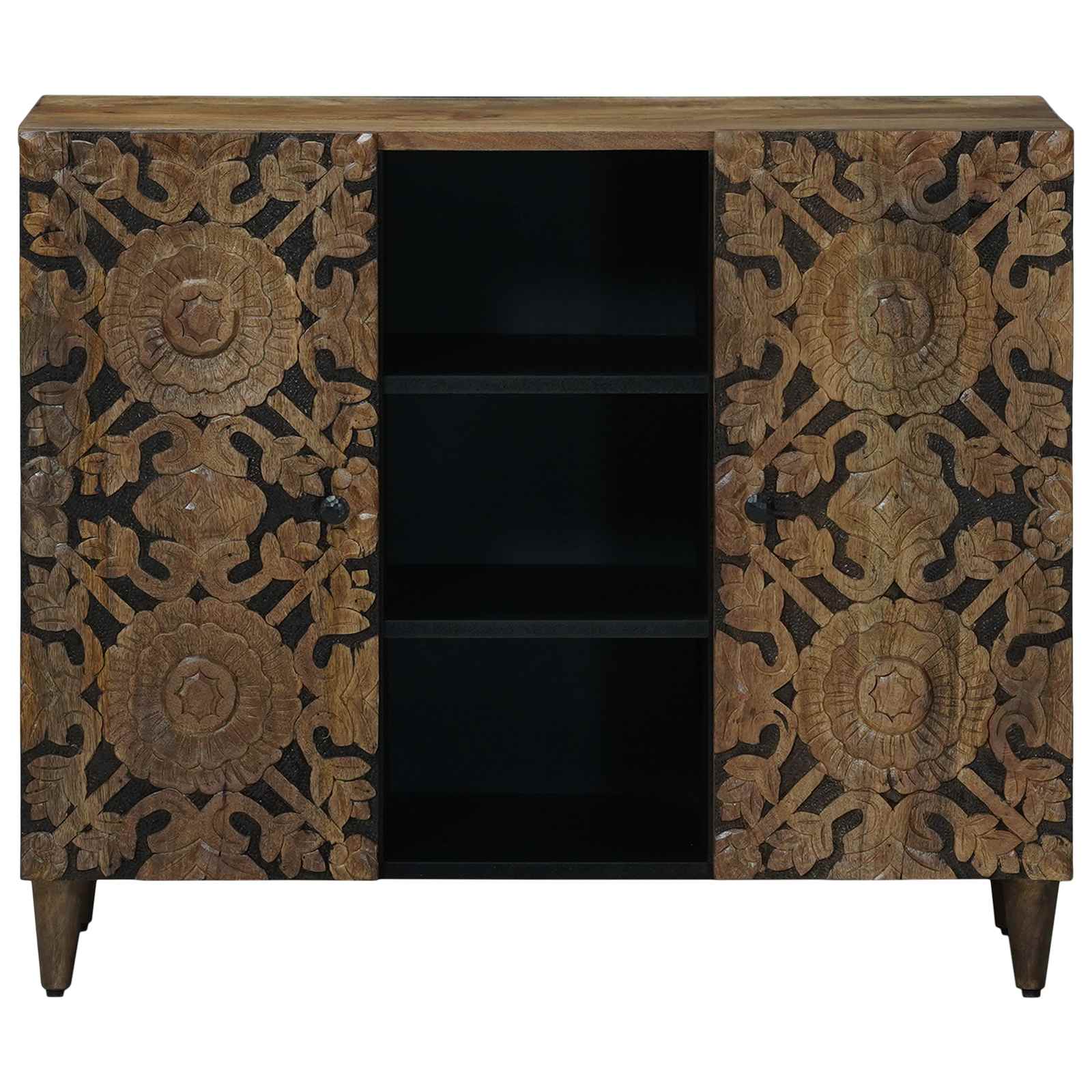 Buffet Marron 90 x 33,5 x 75 cm Bois de mangue massif - XIOS