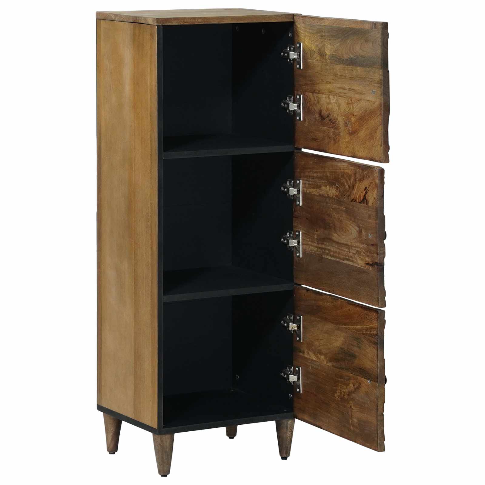 Buffet Haut Marron 40 x 33,5 x 110 cm Bois de mangue massif - XIOS