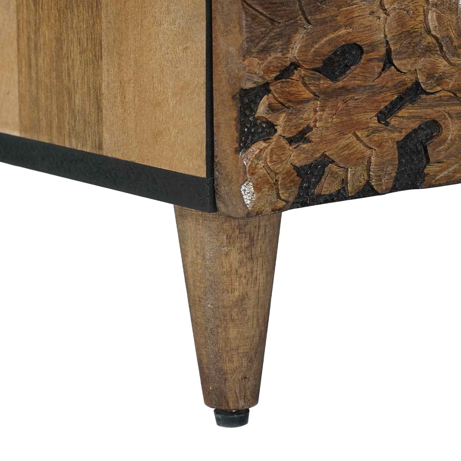 Buffet Haut Marron 60 x 33,5 x 100 cm Bois de mangue massif - XIOS