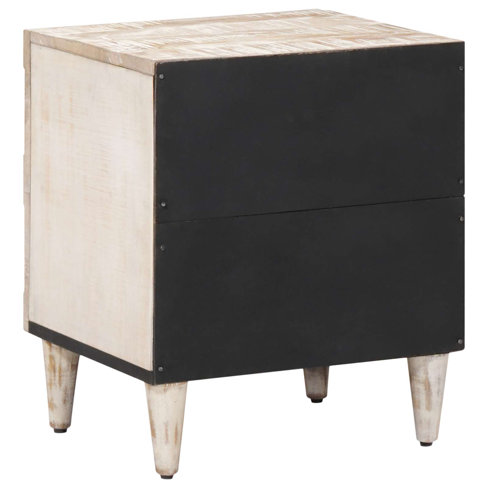 Cabinet de chevet 2 pcs Blanc 40 x 33,5 x 46 cm - XIOS