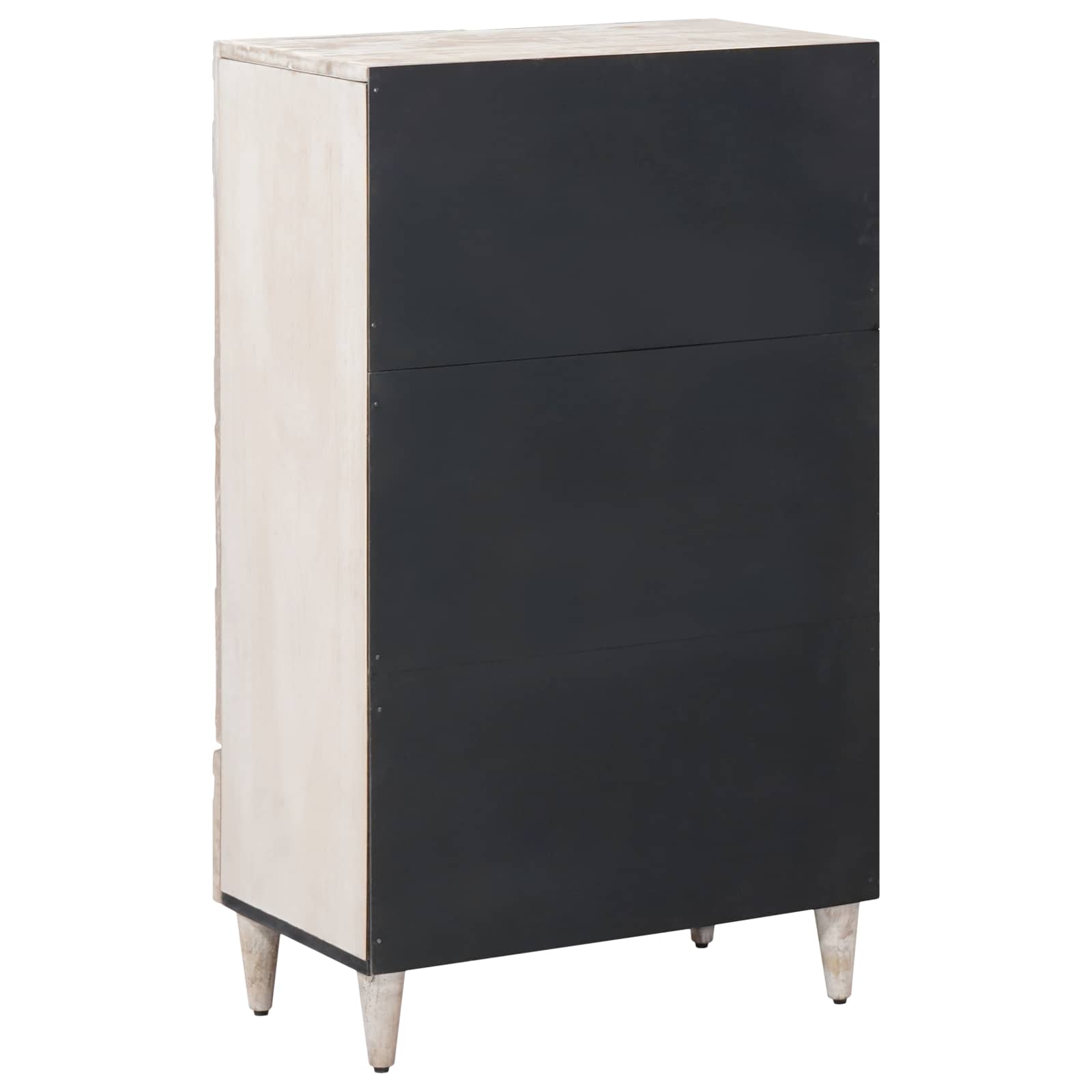 Buffet Haut Blanc 60 x 33,5 x 100 cm Bois de mangue massif - XIOS