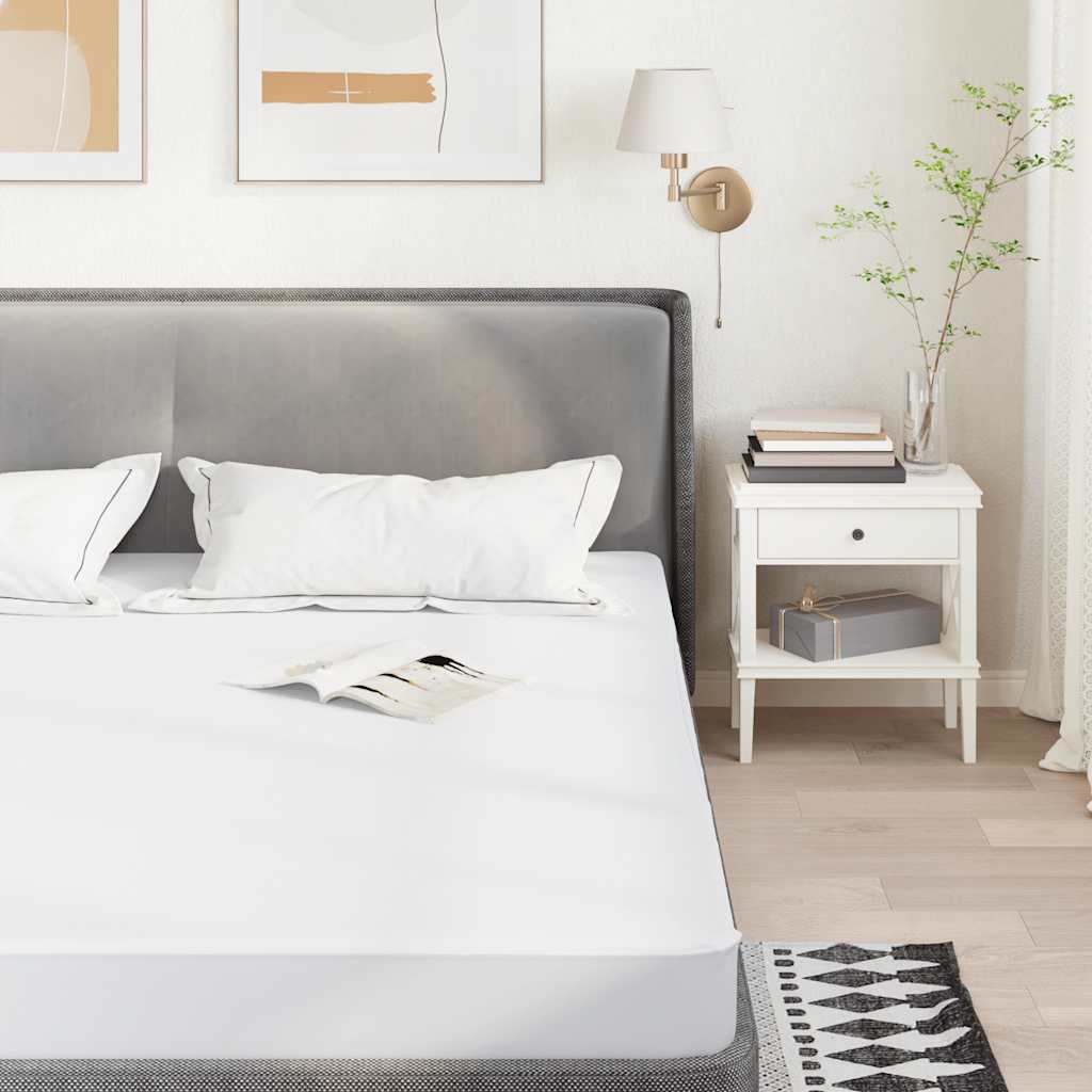 Protège-matelas blanc 90x190 cm imperméable - XIOS