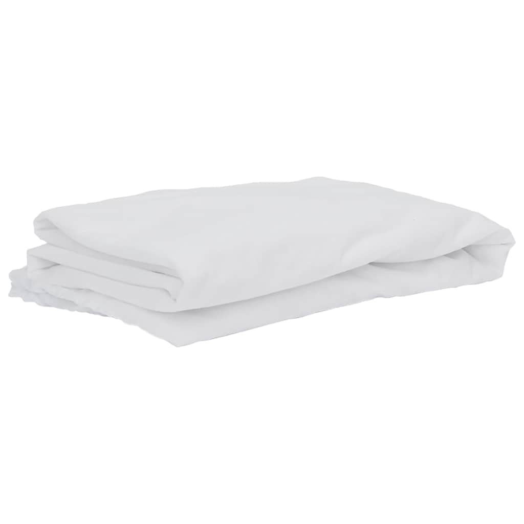 Protège-matelas blanc 100x220 cm imperméable Matelas vidaXL
