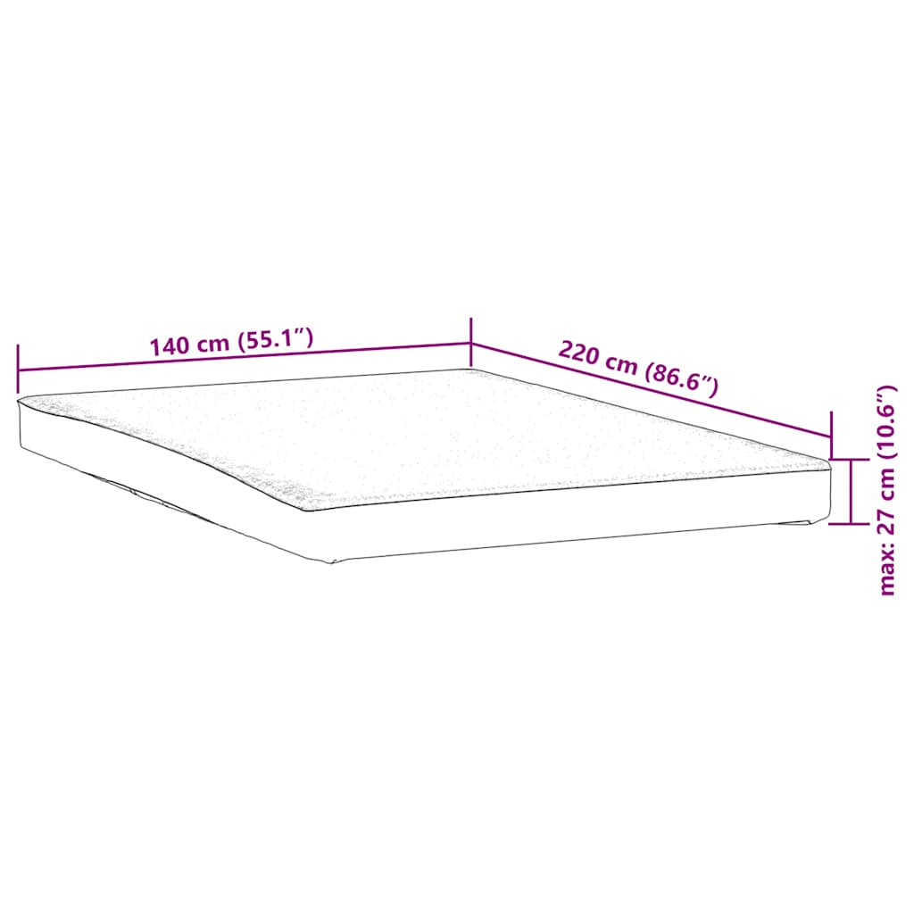 Protège-matelas blanc 140x220 cm imperméable - XIOS