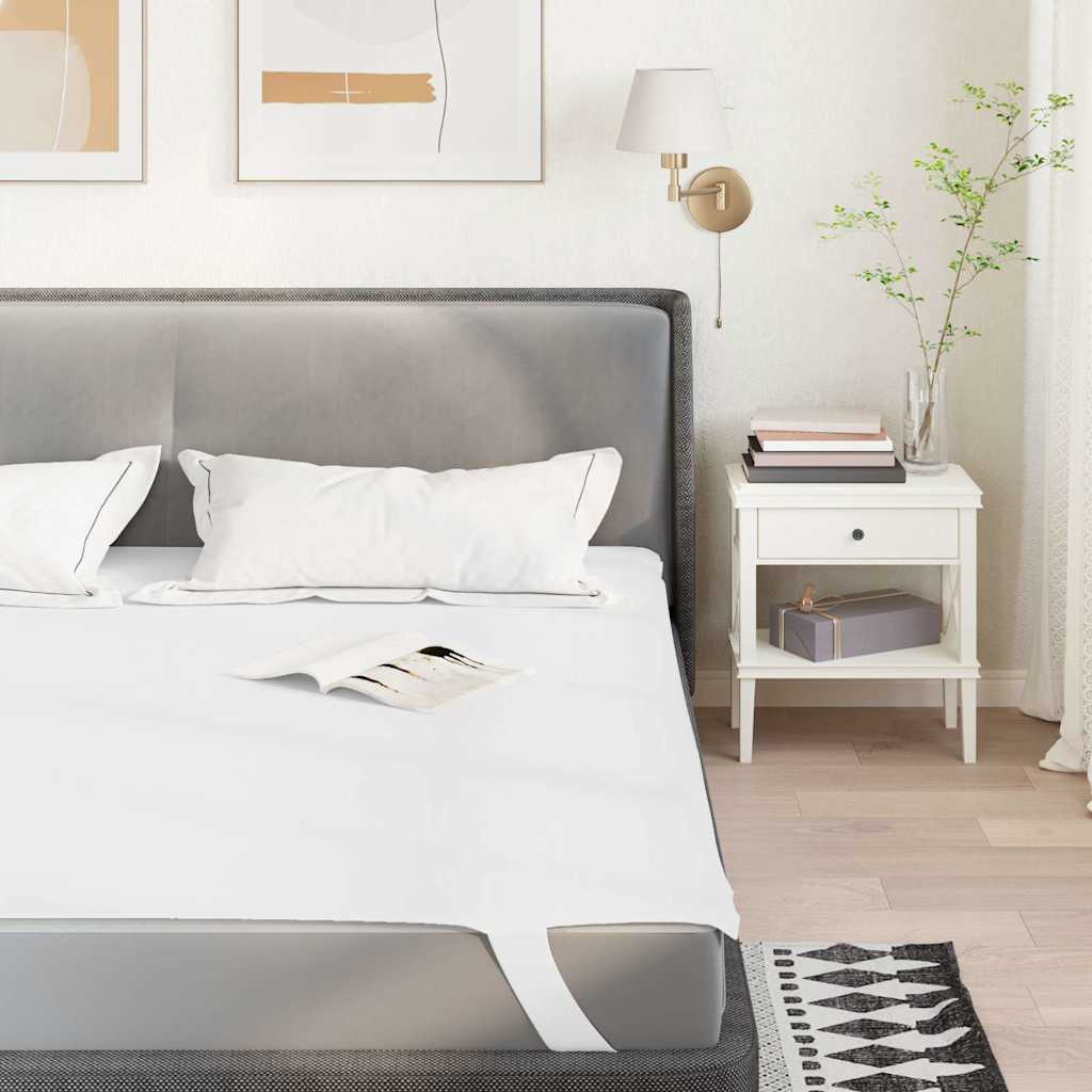 Protège-matelas blanc 80x200 cm imperméable Matelas vidaXL